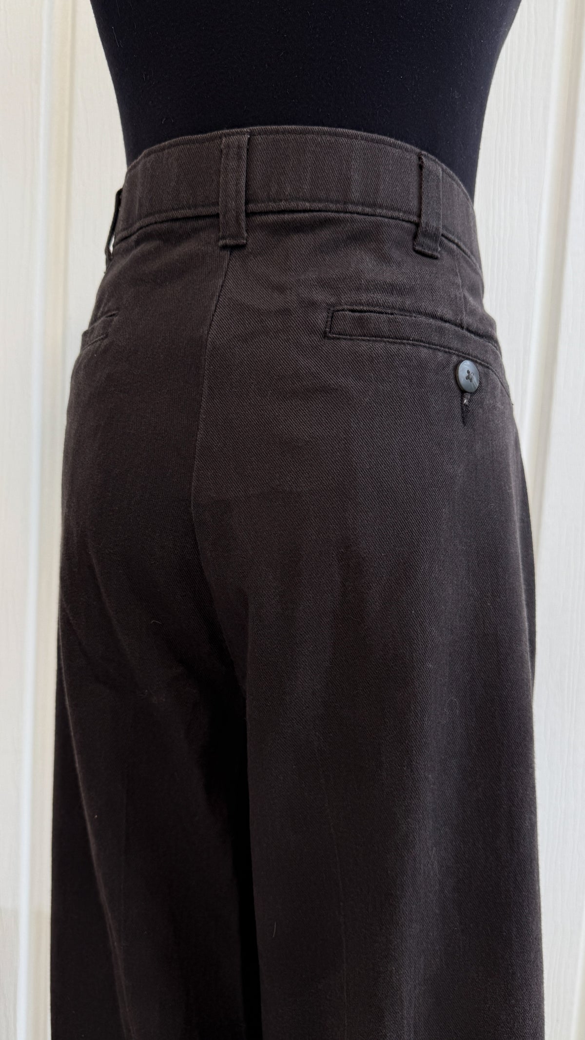 Pantalons brun chocolat- large