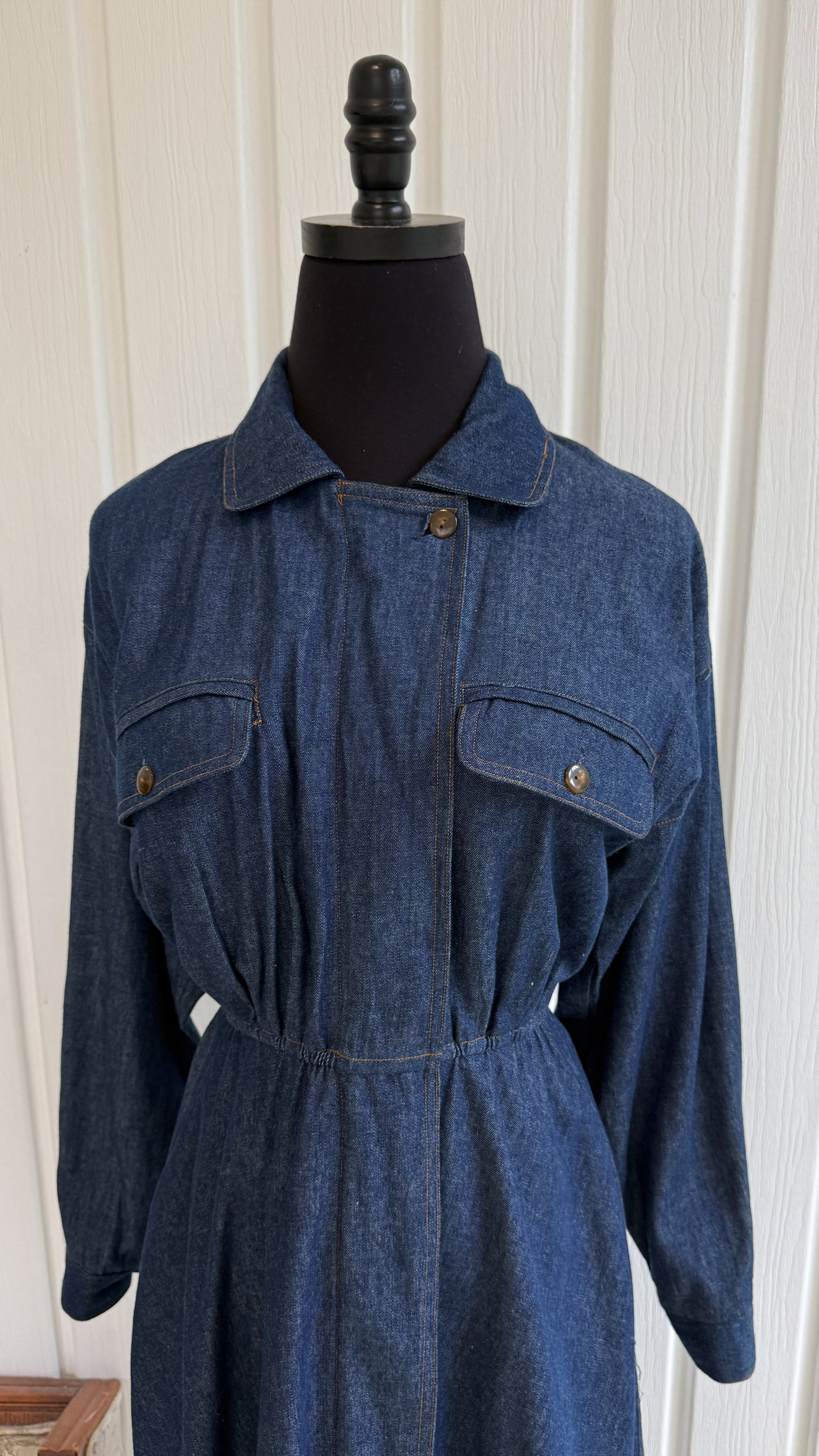 Robe chemisier en denim - small