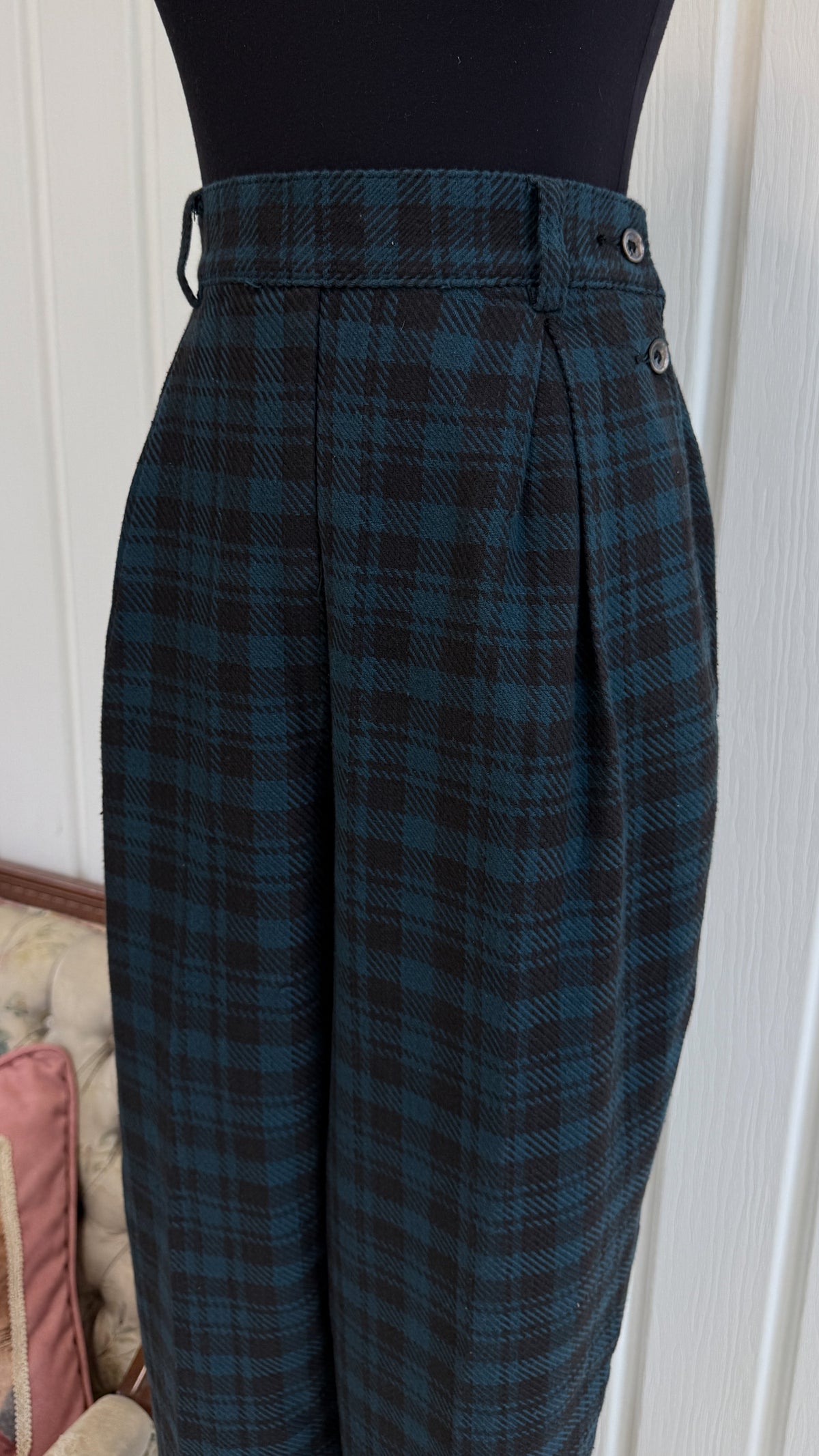 Pantalons bleu et noir- small