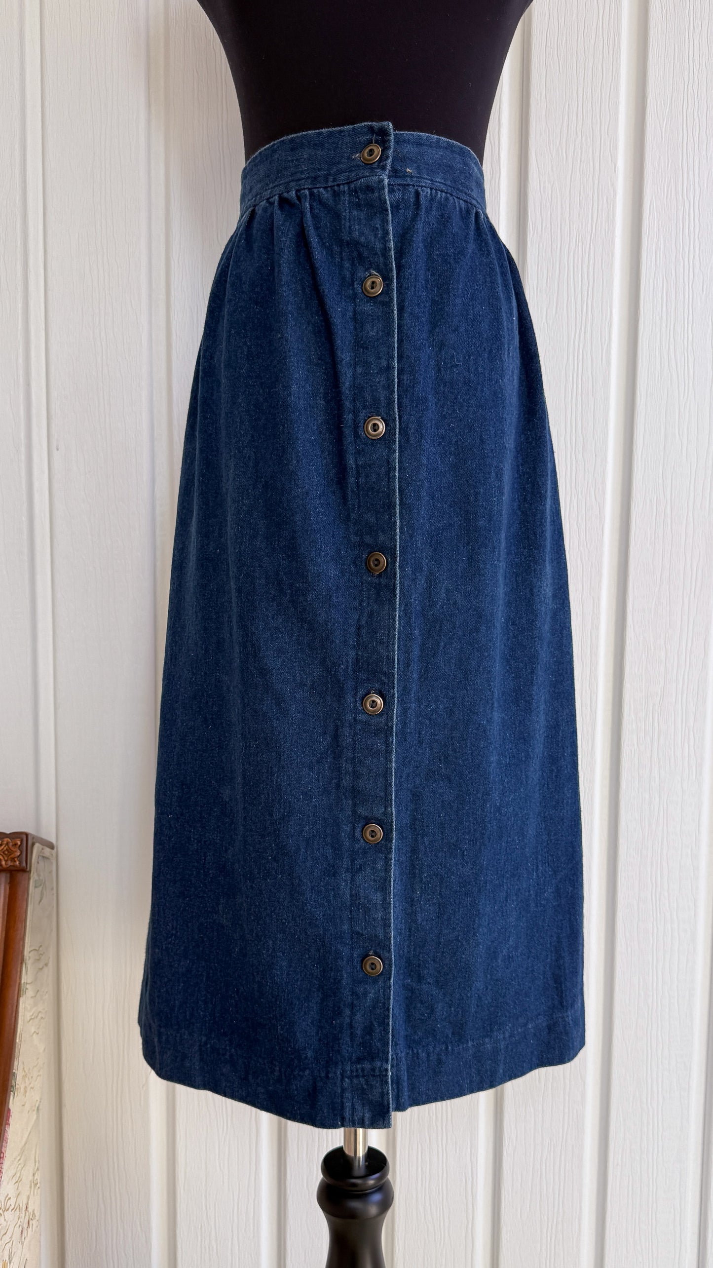 Jupe en jeans à boutons- medium