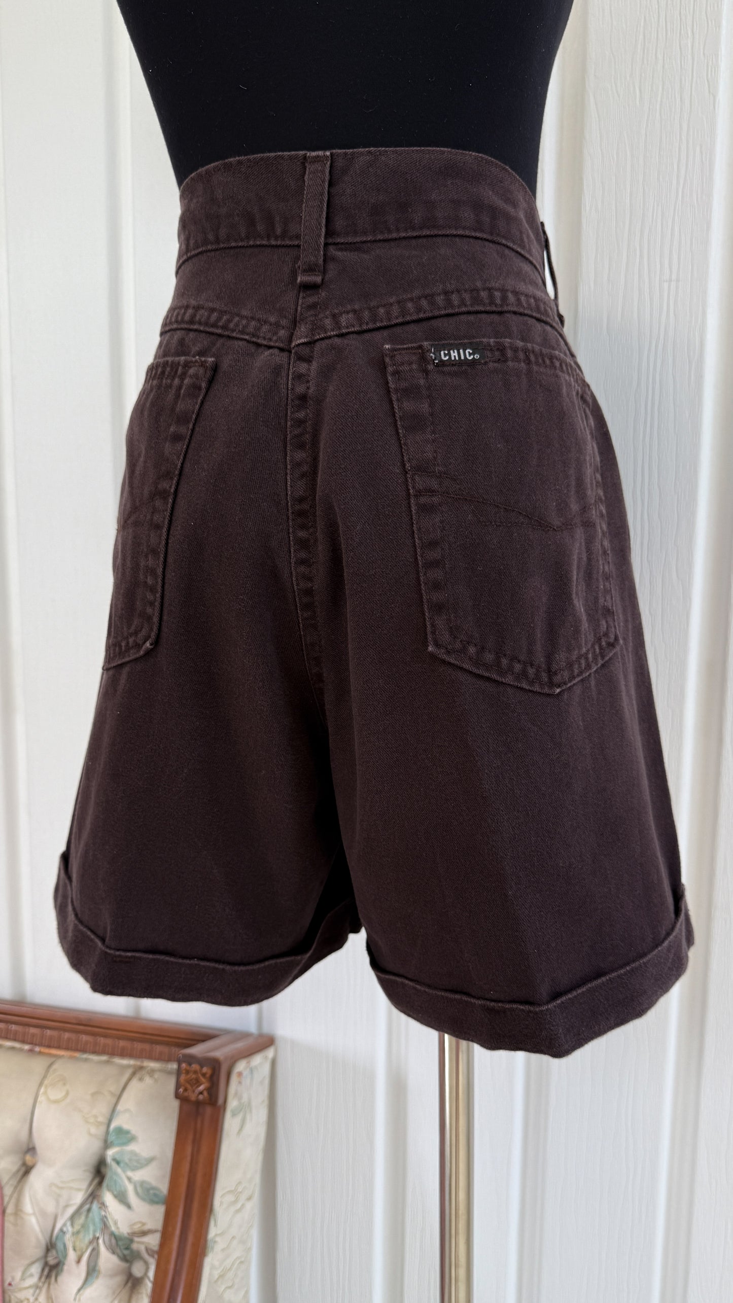 Shorts en denim brune - small