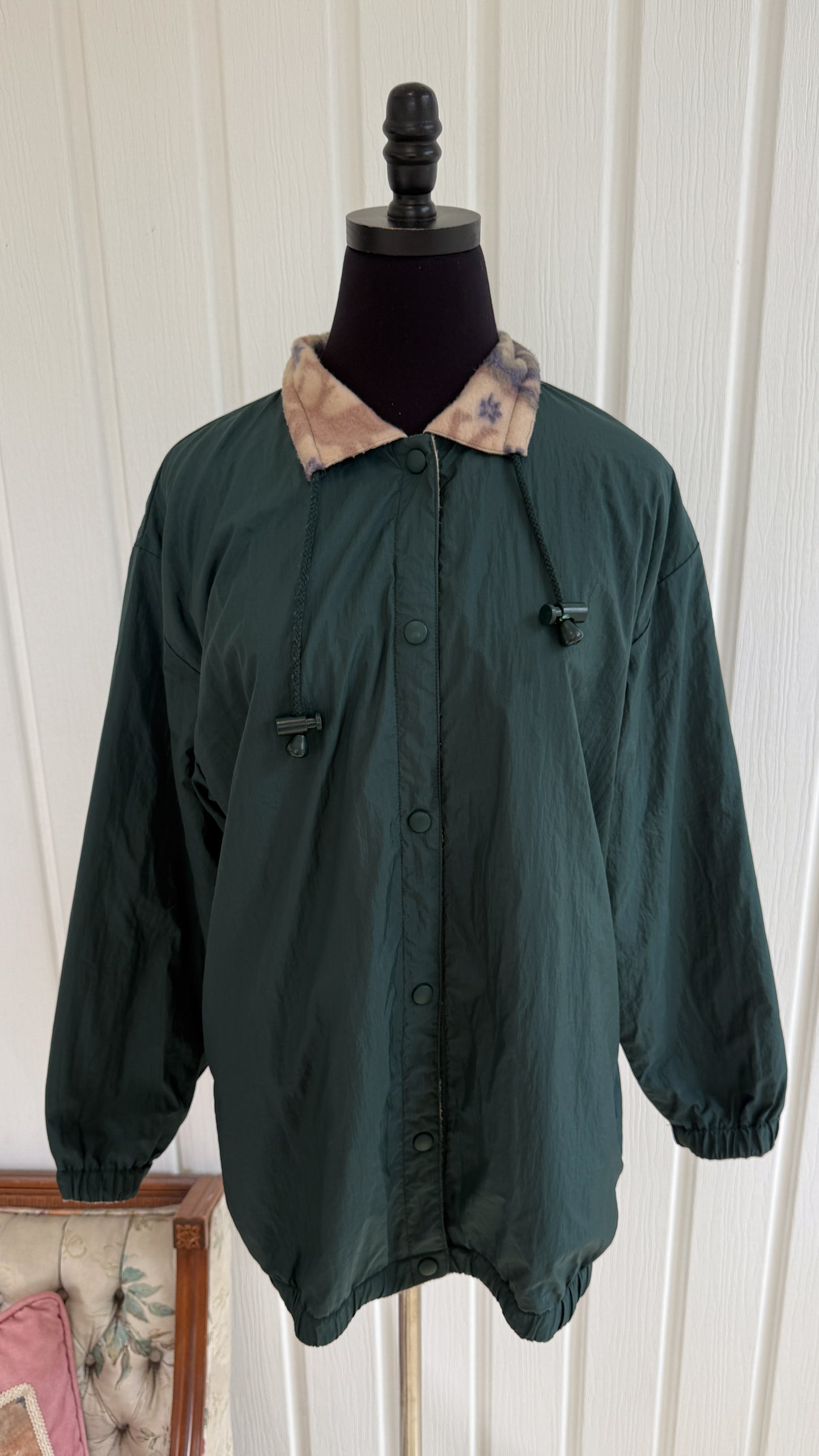 Veste en polar/coupe-vent reversible- medium