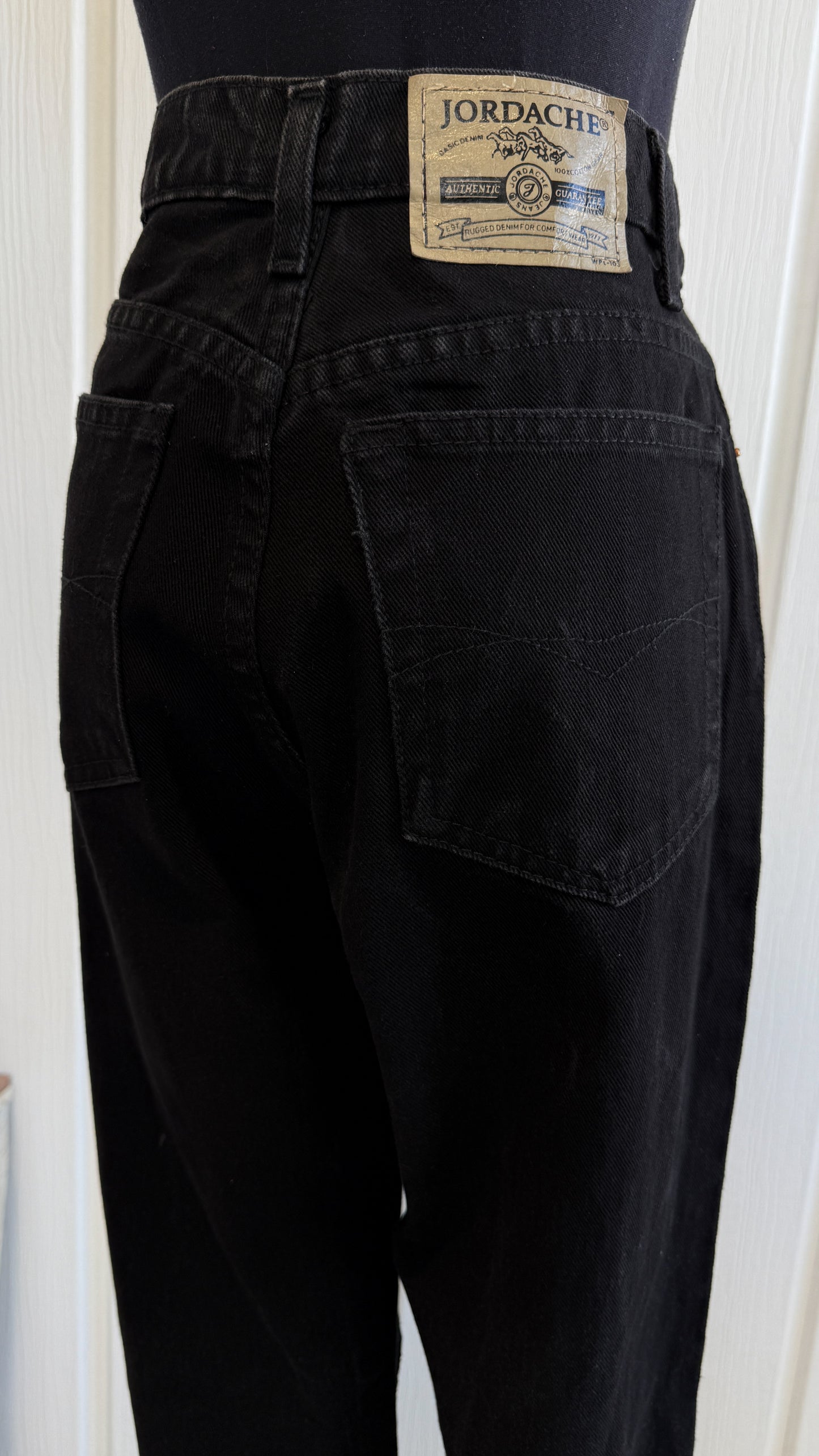 Jeans noir droit Jordache- small