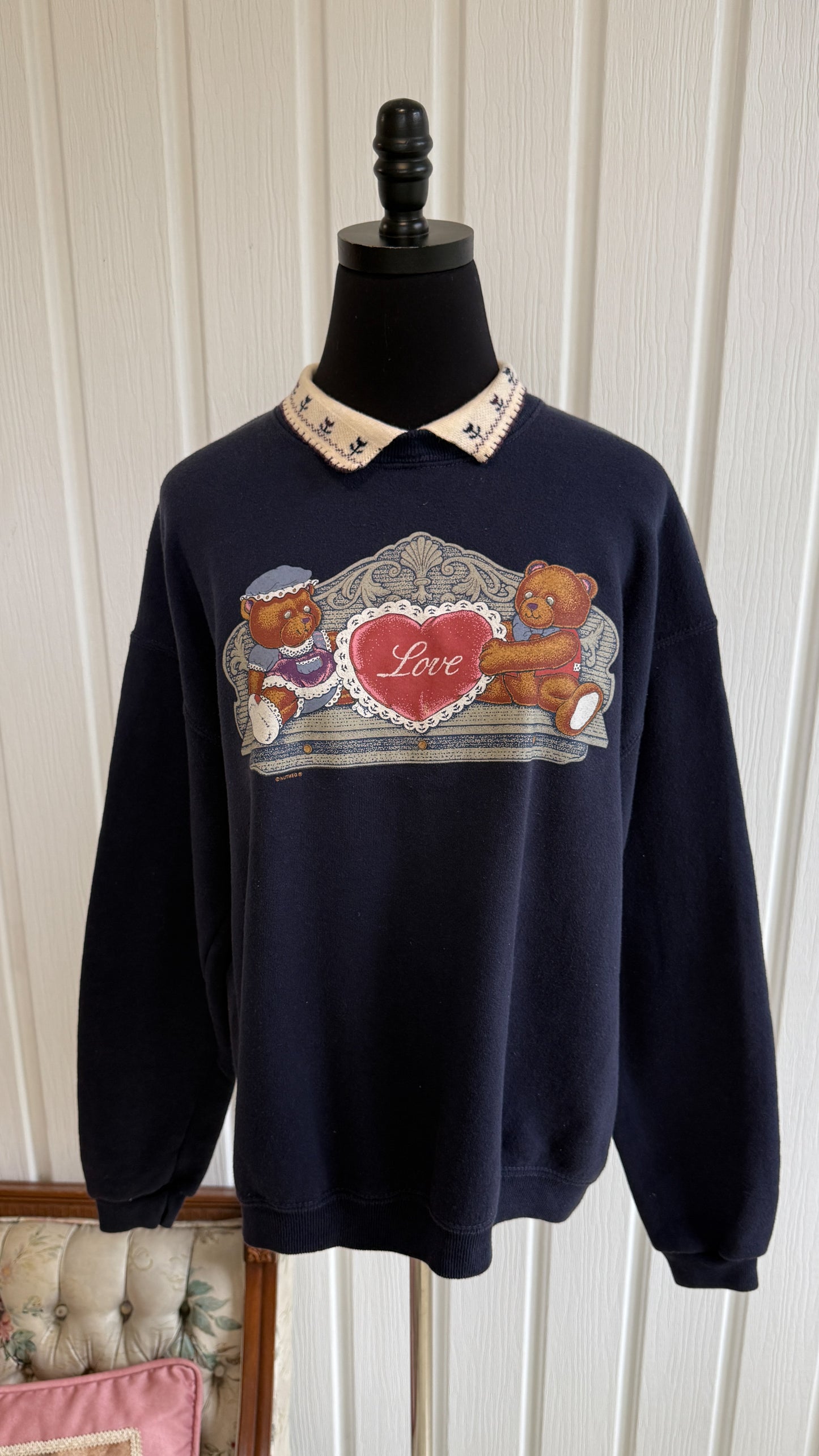 Chandail crewneck marine oursons-large