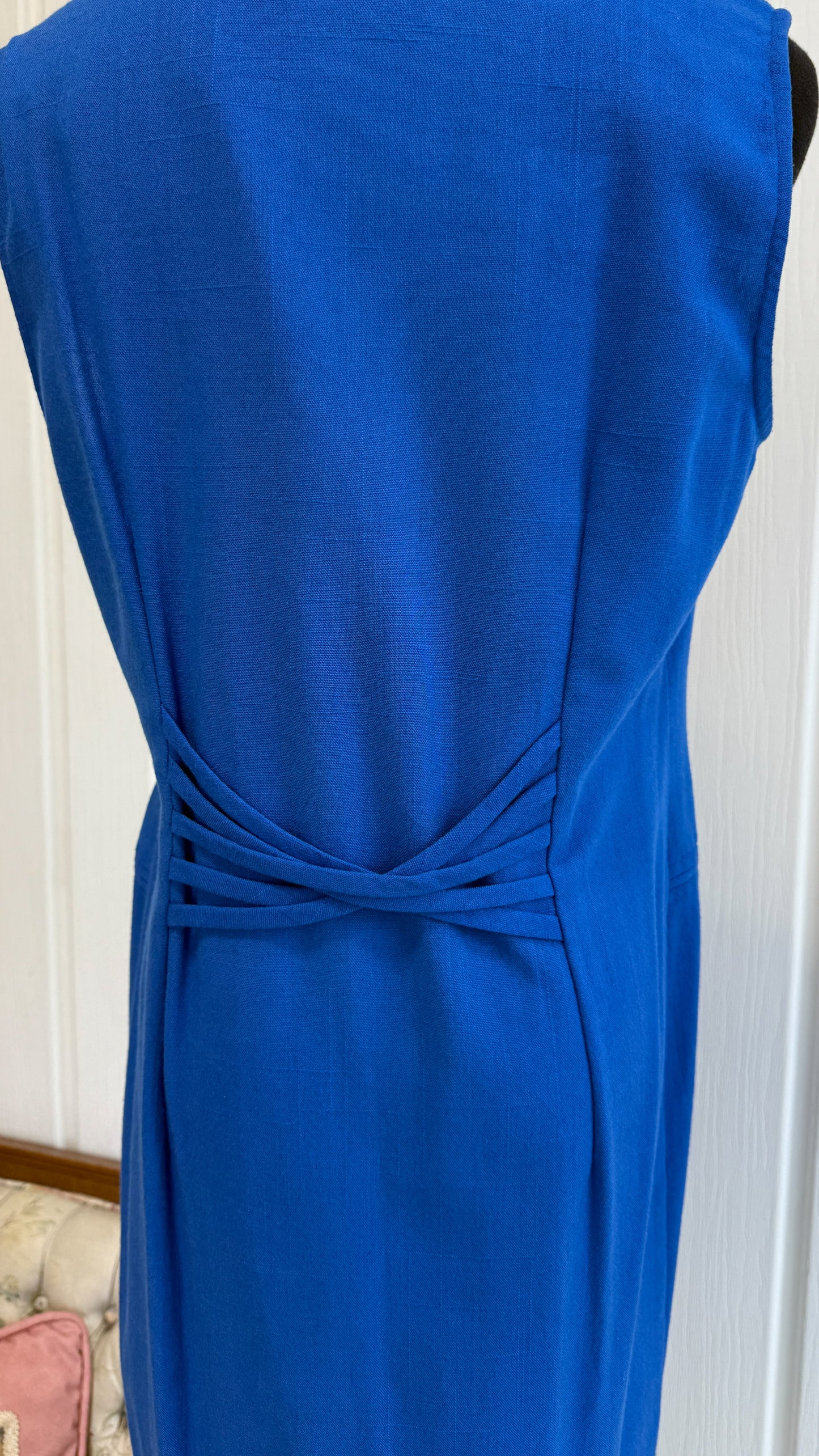 Blue shirt dress - loose fit