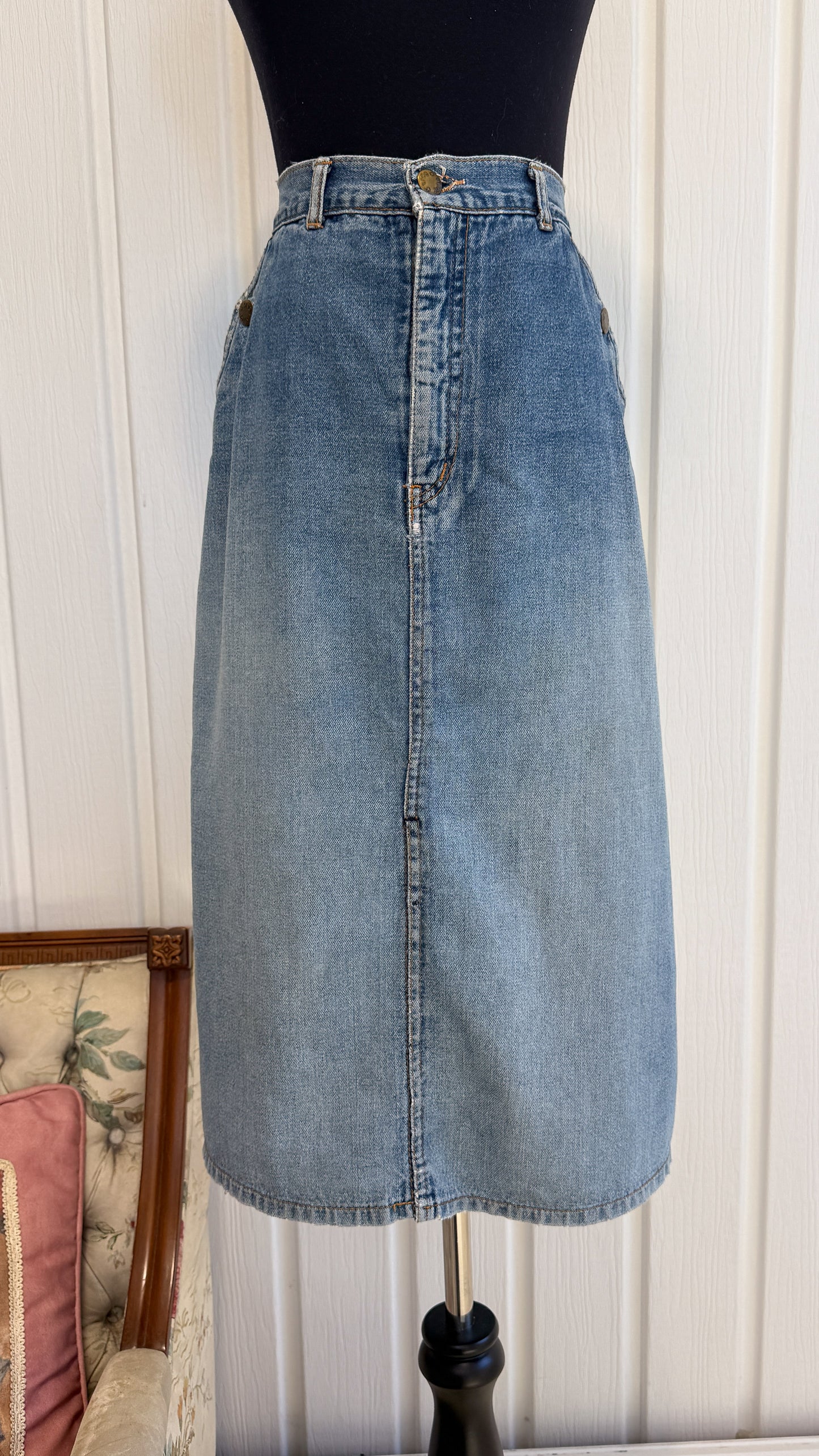 Jupe en jeans droite - medium