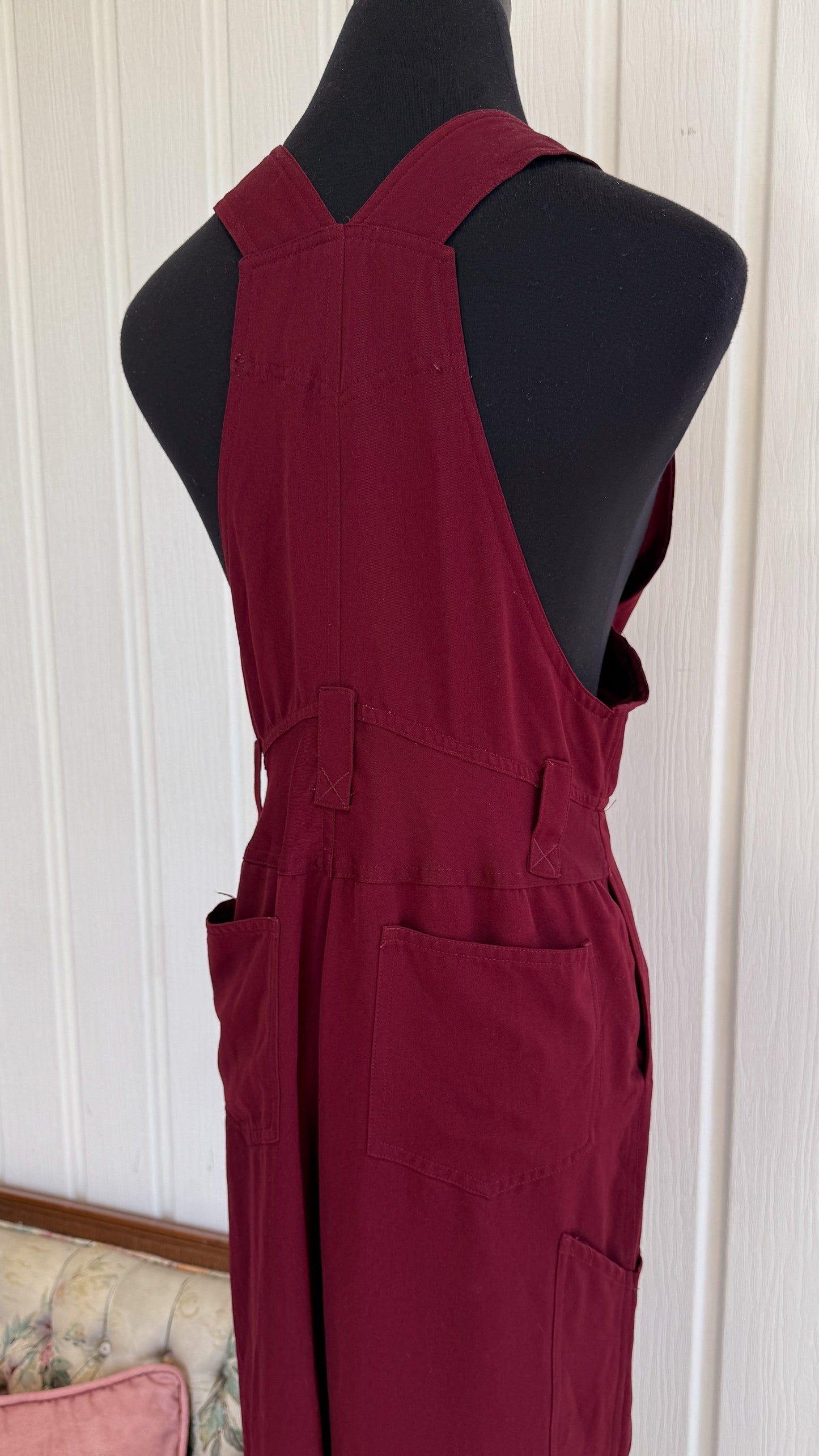 Jumpsuit bourgogne - large