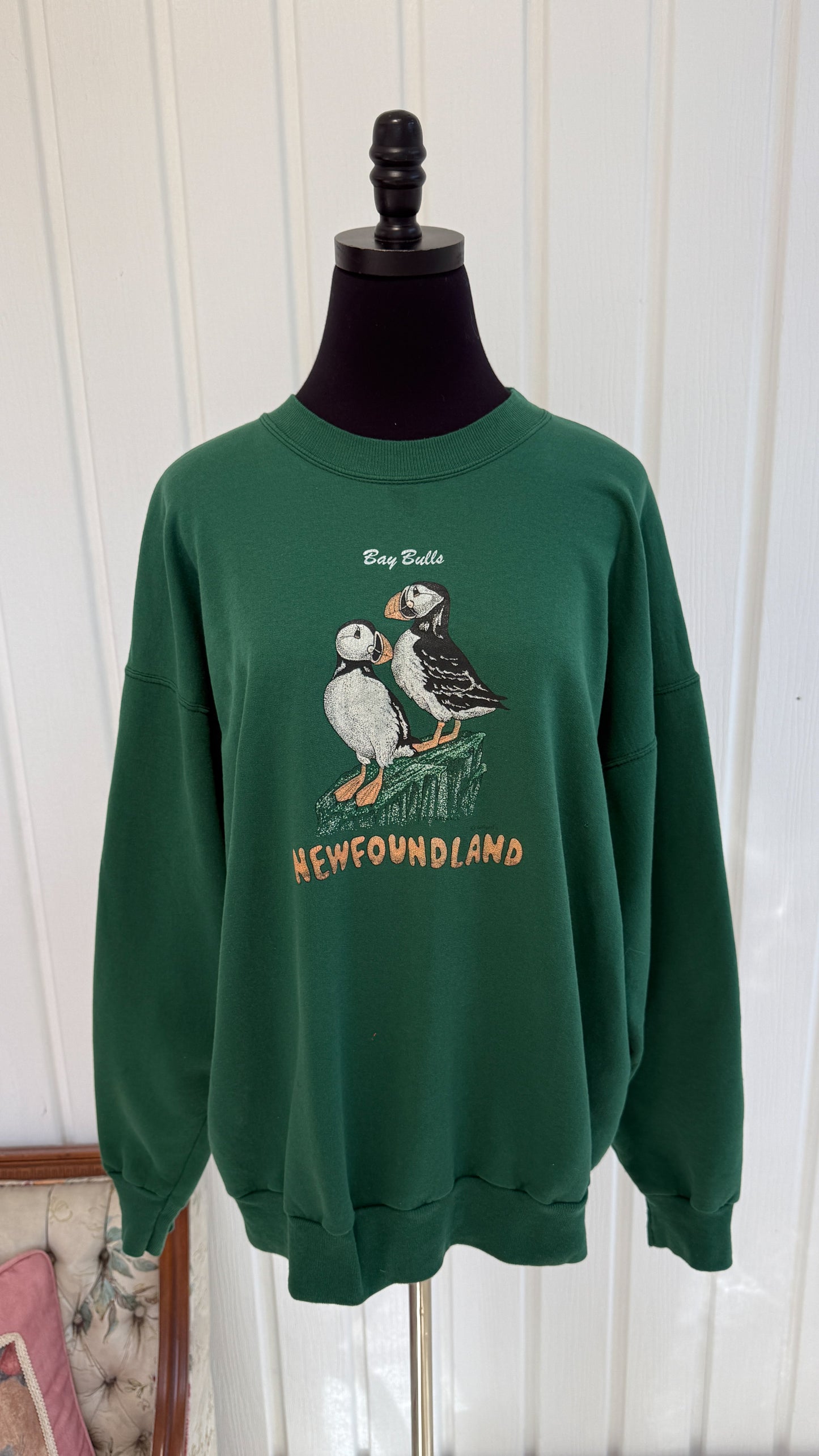 Chandail crewneck vert Newfoundland- x-large
