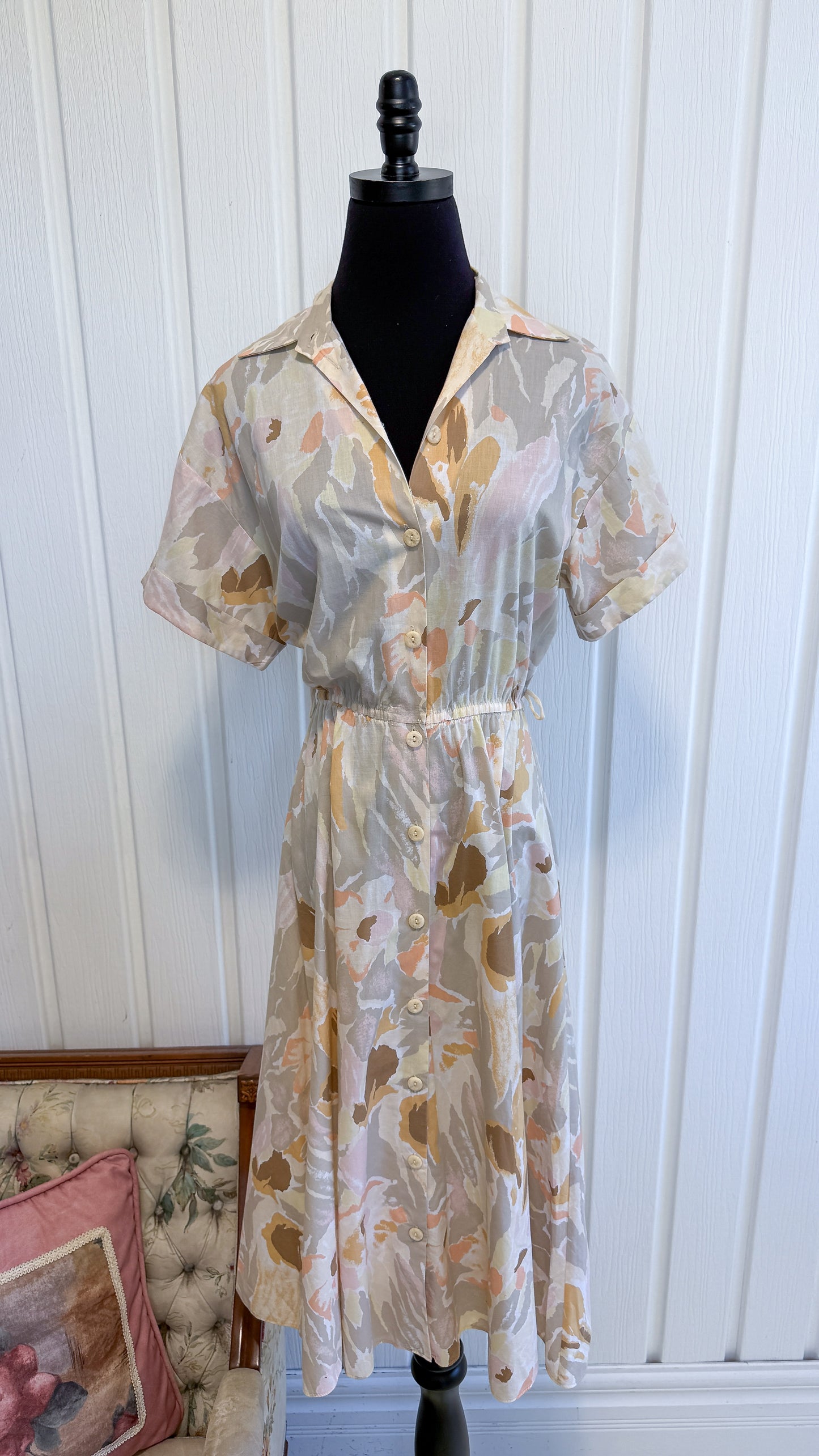 Robe chemisier à motifs- small
