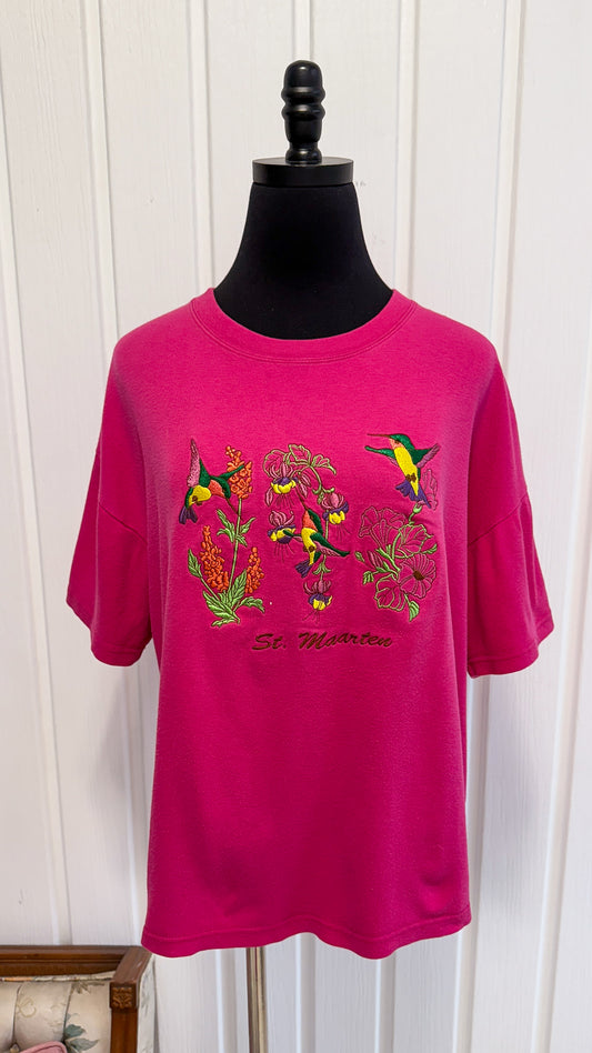 Pink St. Maarten T-shirt - Large