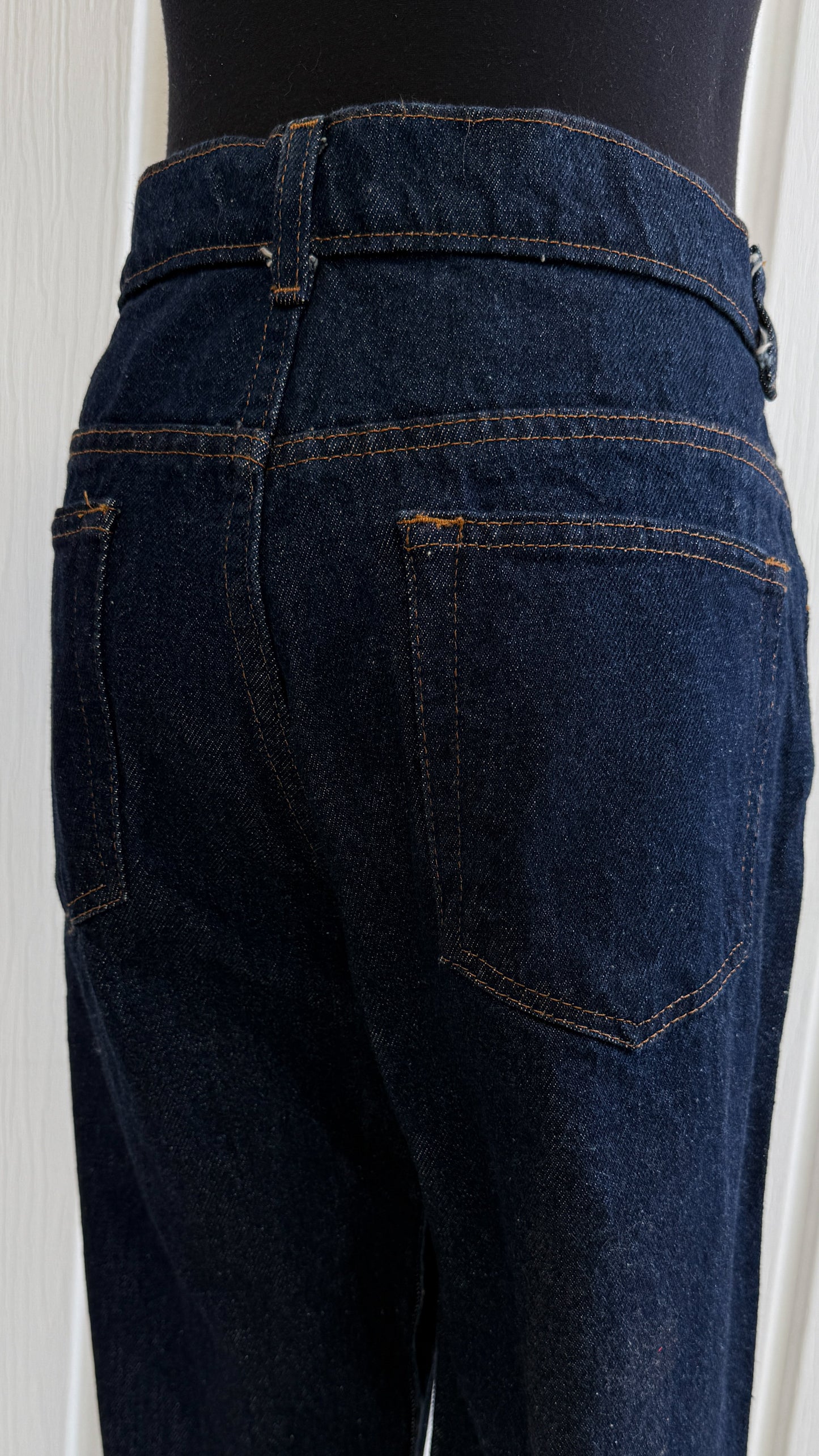 Jeans bleu foncé évasé- large