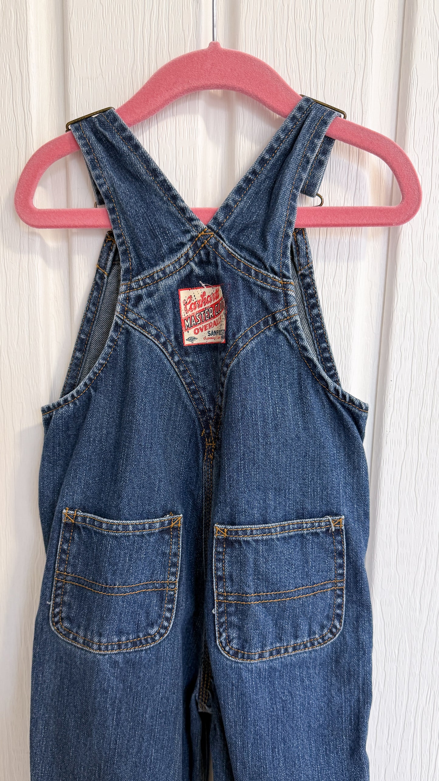 Children's Carhartt Denim Overalls - 4T