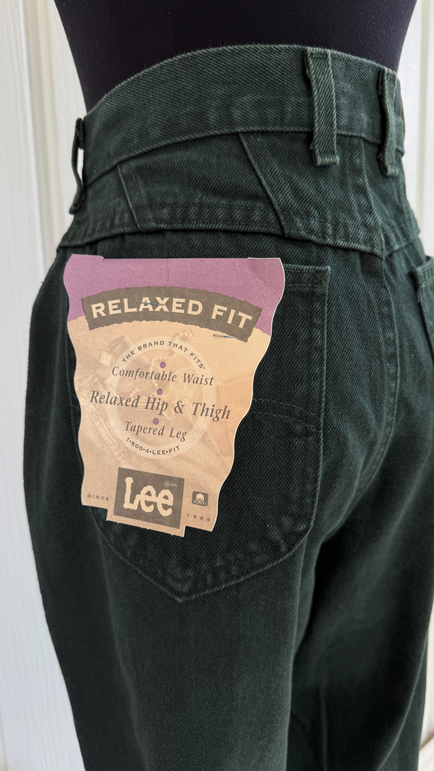 Jeans vert fôret Lee- small