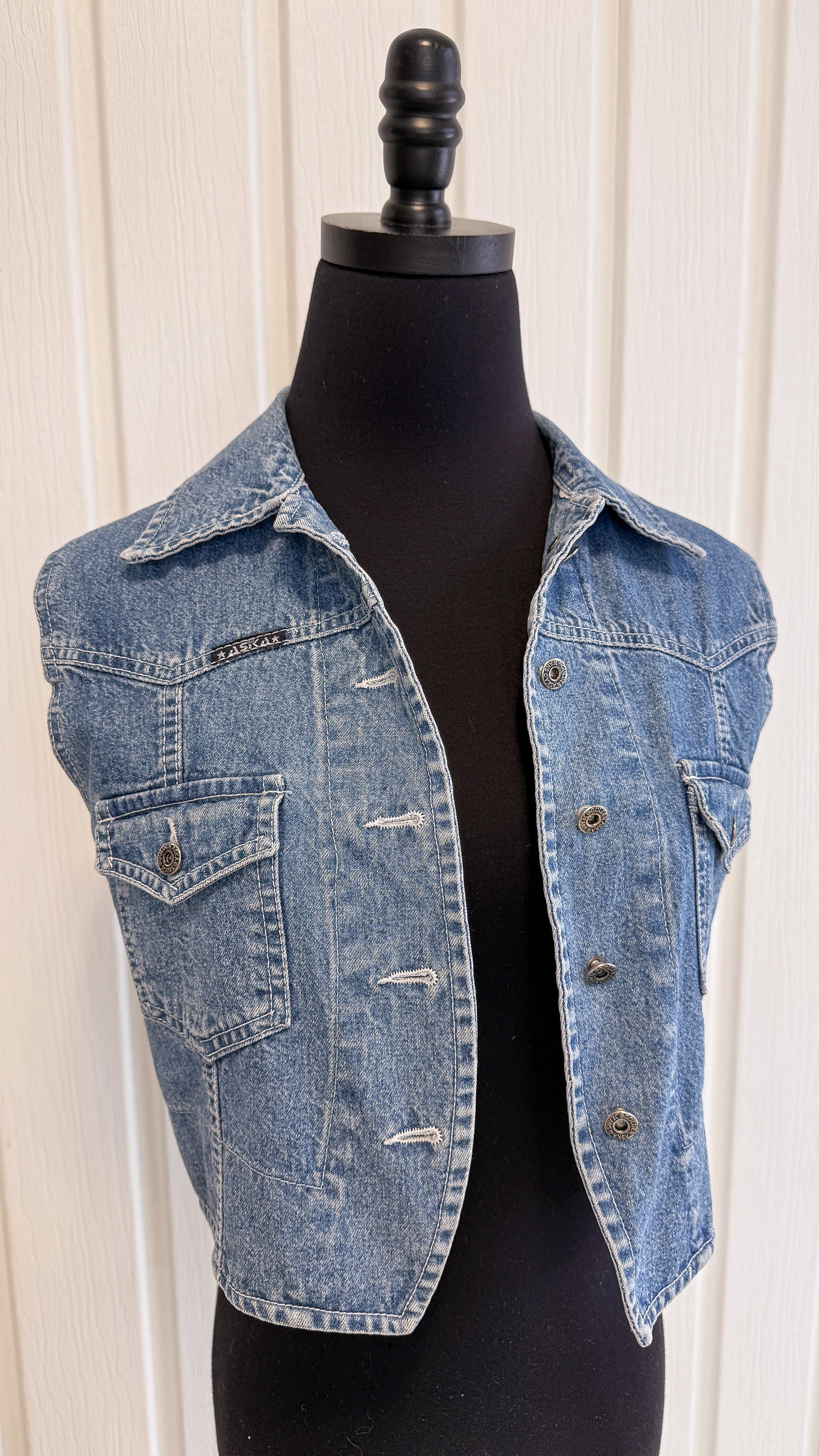 Veste sans manches en jeans- small