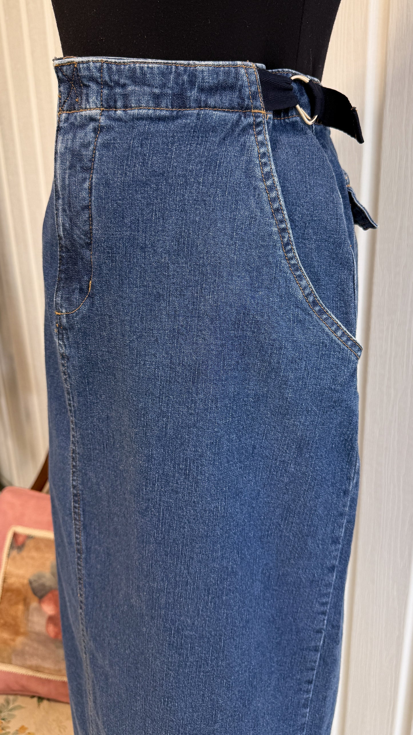 Jupe en jeans droite- medium