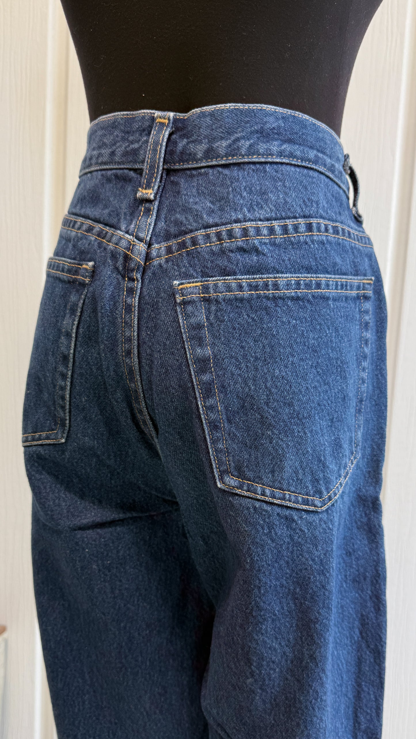 Jeans bleu foncé Lands end- medium