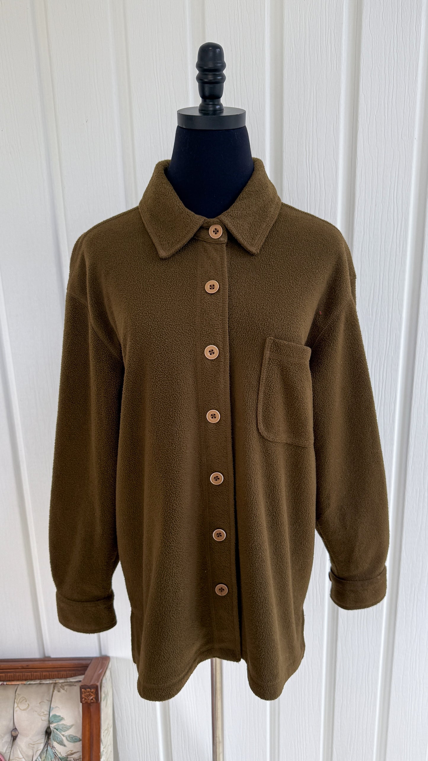 Veste en polar brun - medium