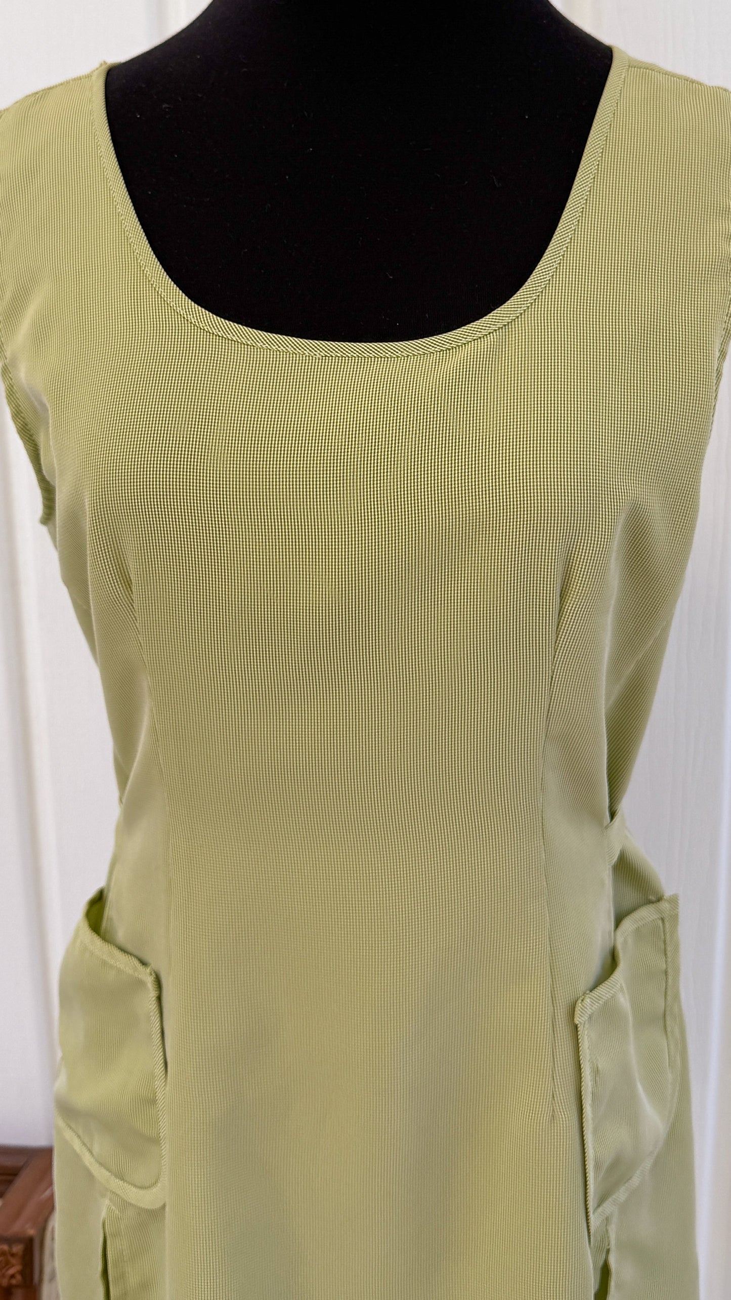 Robe carreauté verte- medium