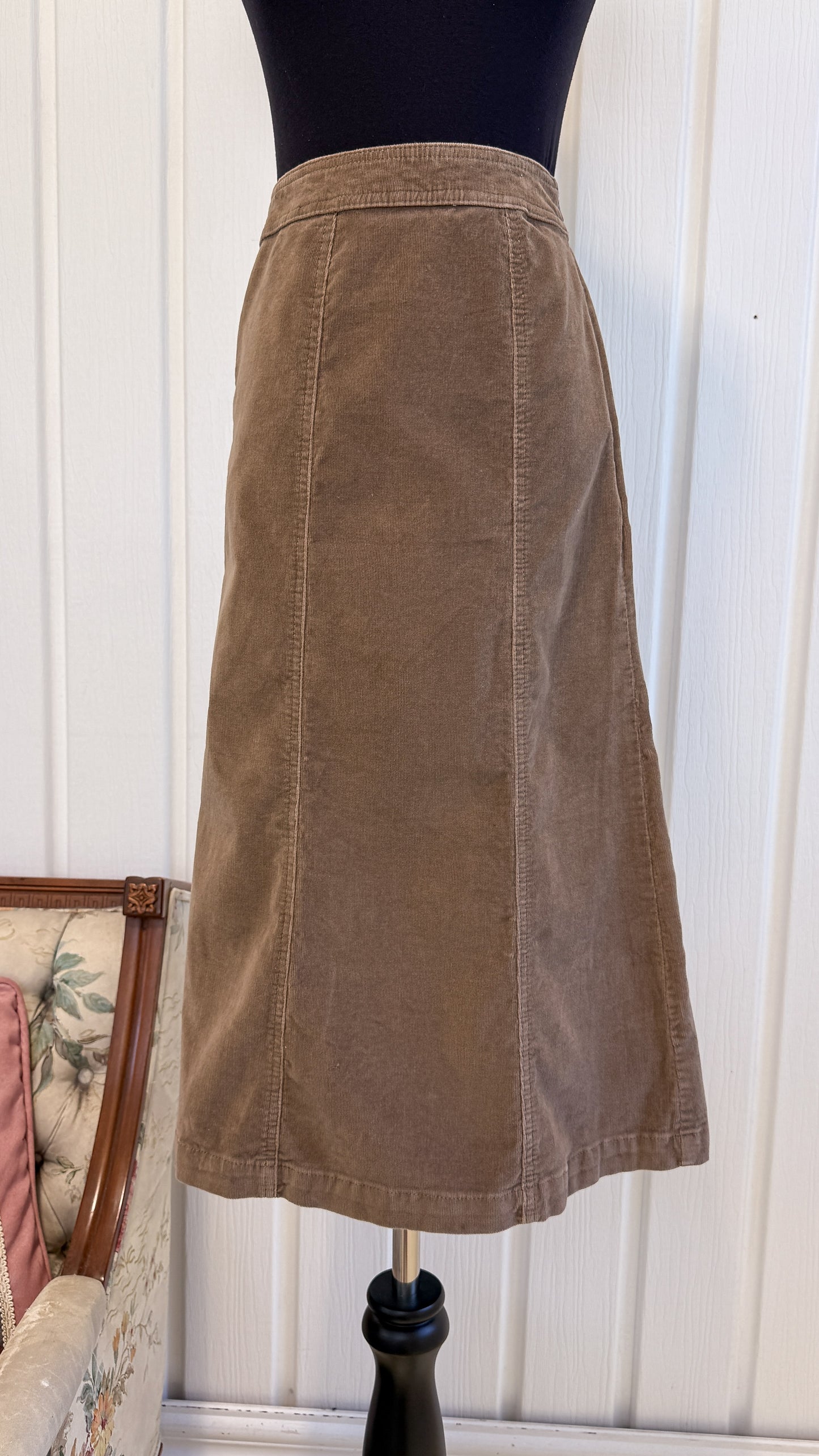 Jupe corduroy taupe- medium