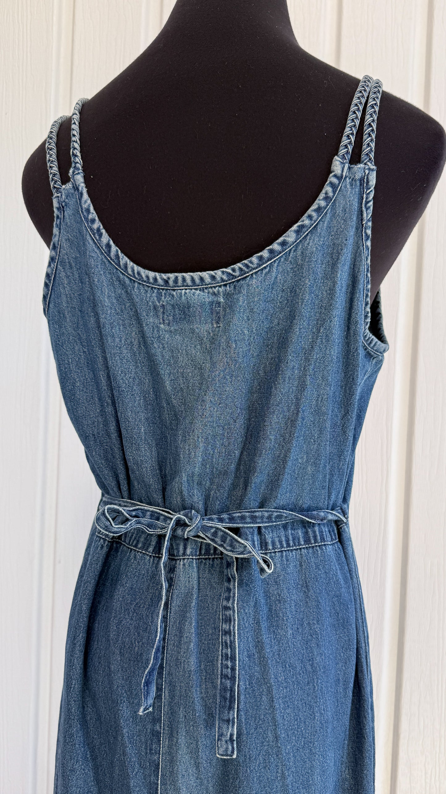 Robe en denim tournesols- medium