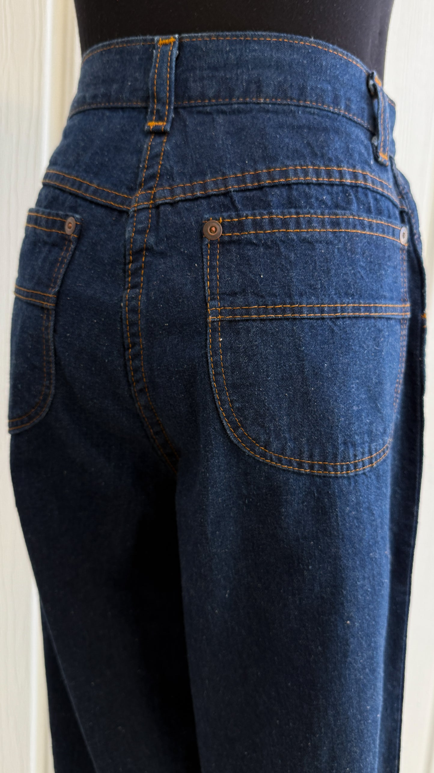 Jeans bleu foncé droit- small