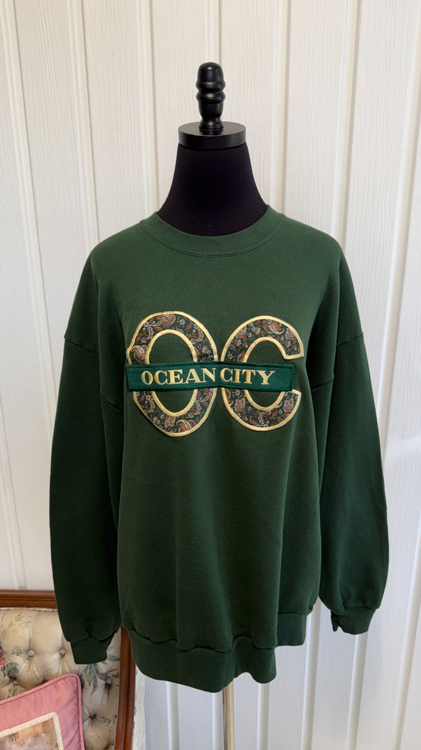 Chandail crewneck Ocean City- large