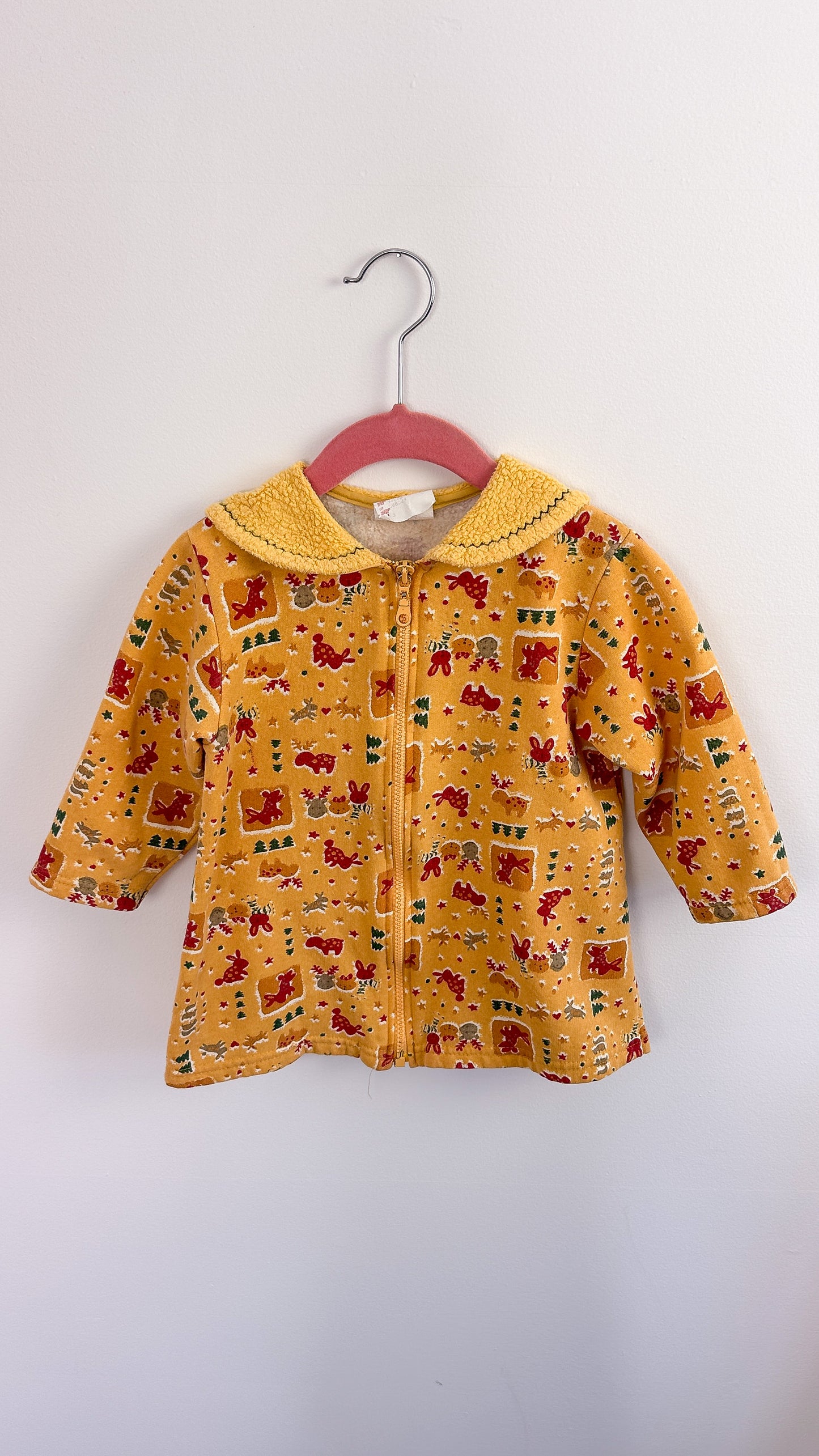Enfant- Veste jaune à motifs de lapins - 3