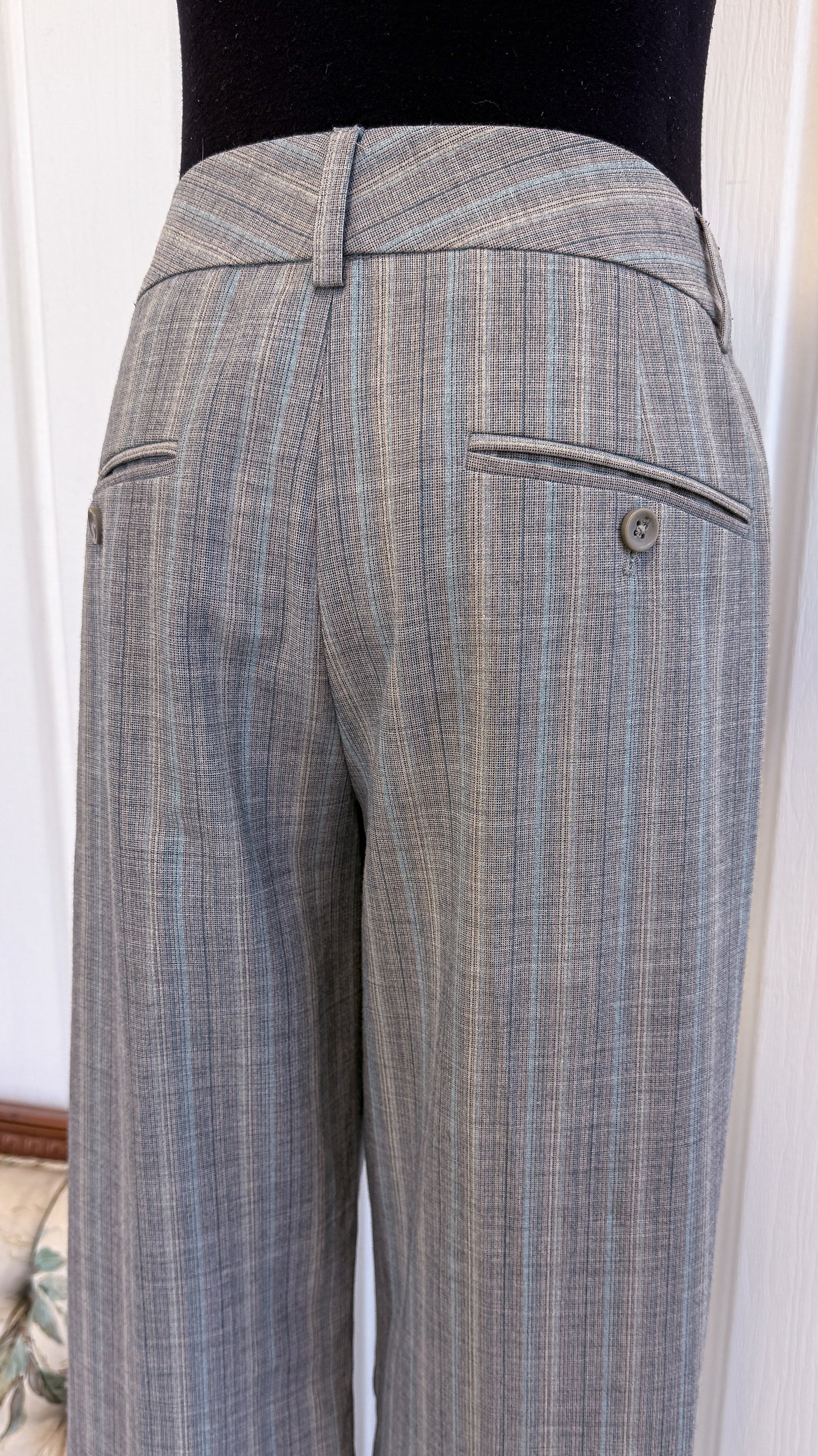 Pantalons rayé évasée- small