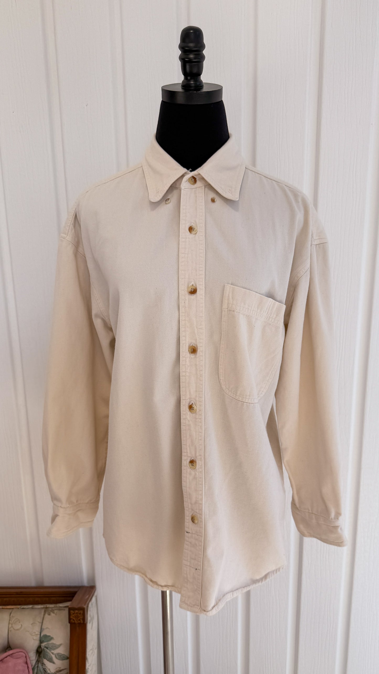 Chemisier beige « Country till I die »- medium