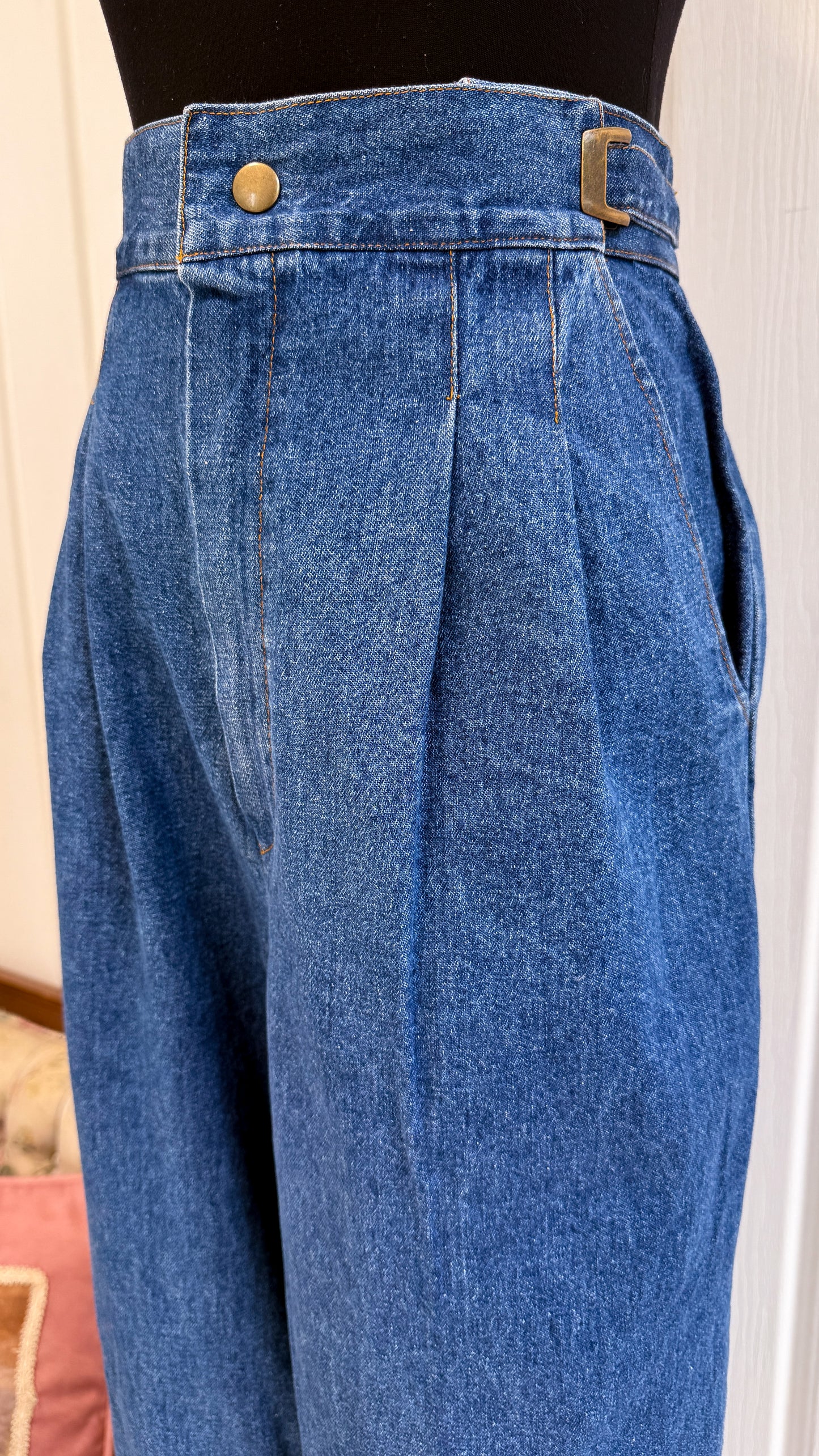 Jeans baggy à plis- small