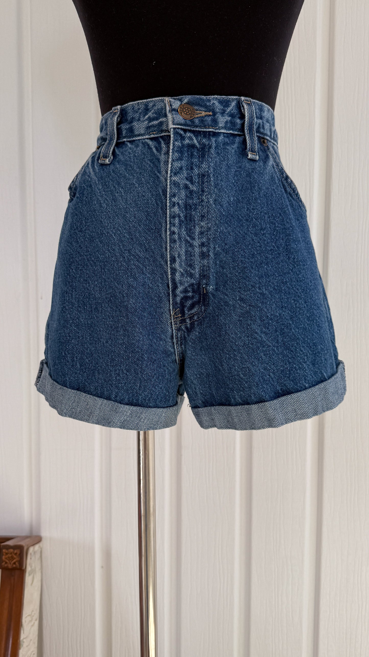 Shorts en jeans à ourlets- medium
