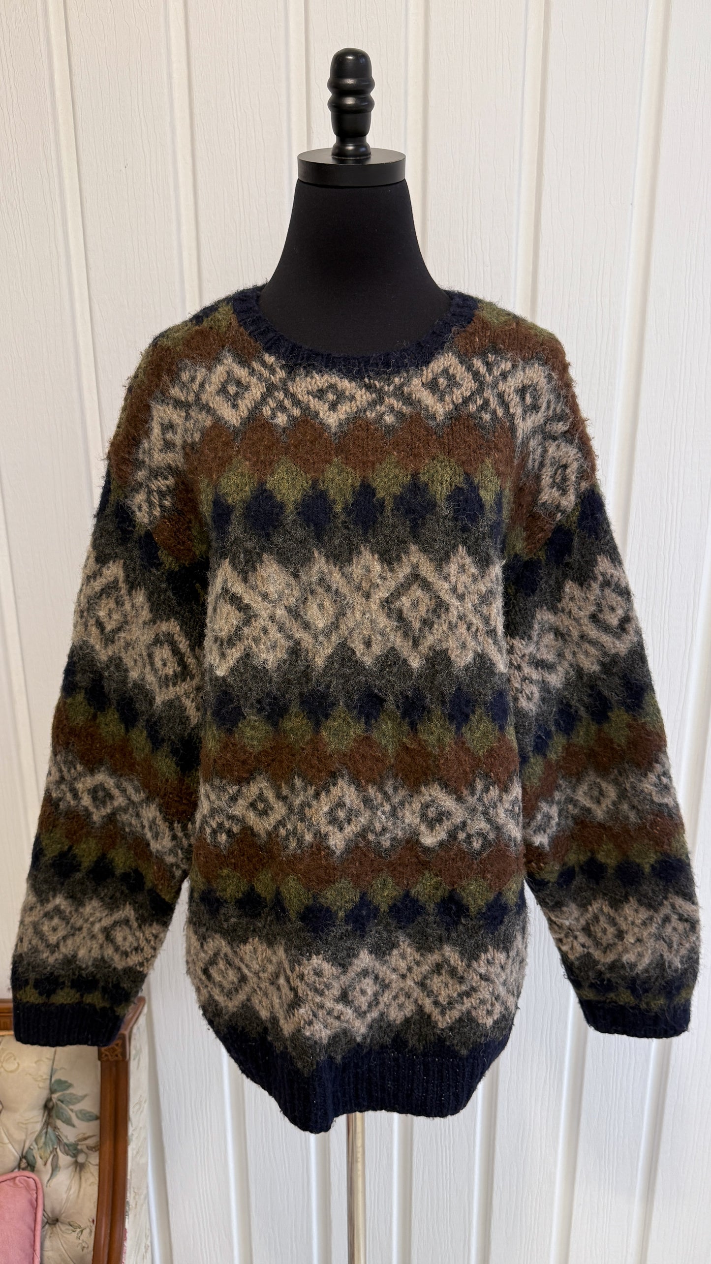 Chandail en lainage poilu J.Crew- x-large