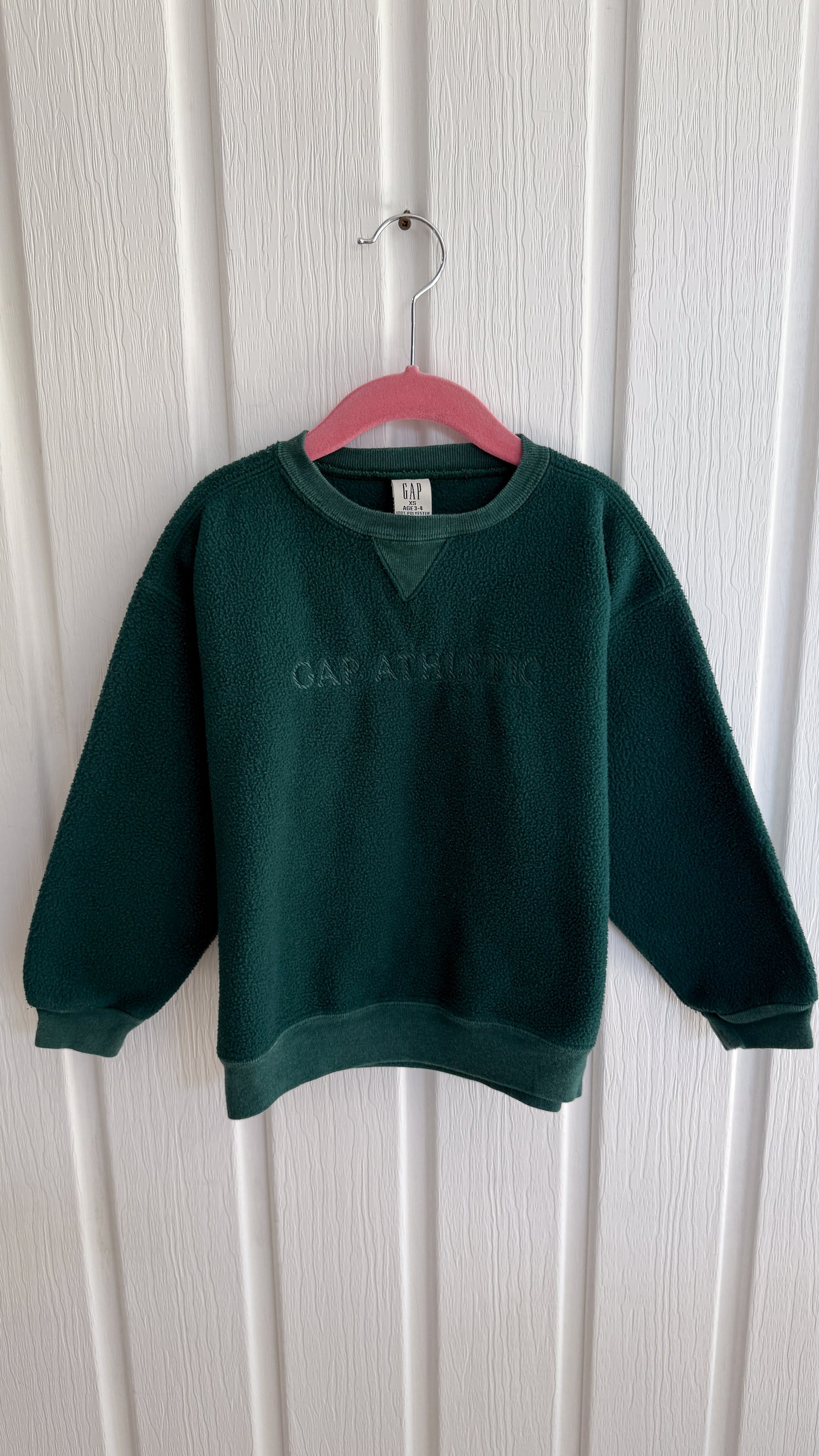Enfants- chandail en polar vert Gap- 4/5ans