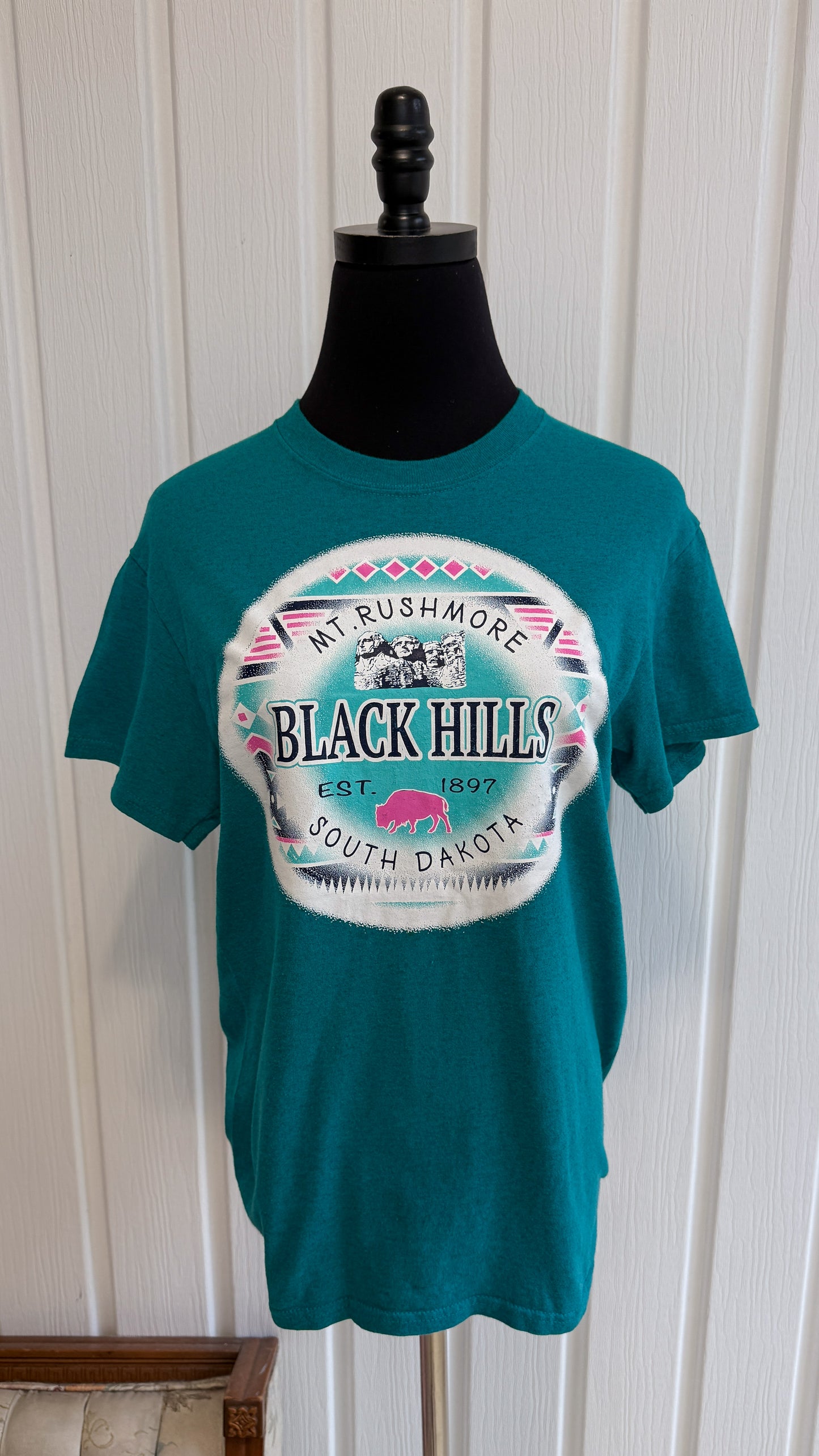 T-shirt turquoise Black Hills-small
