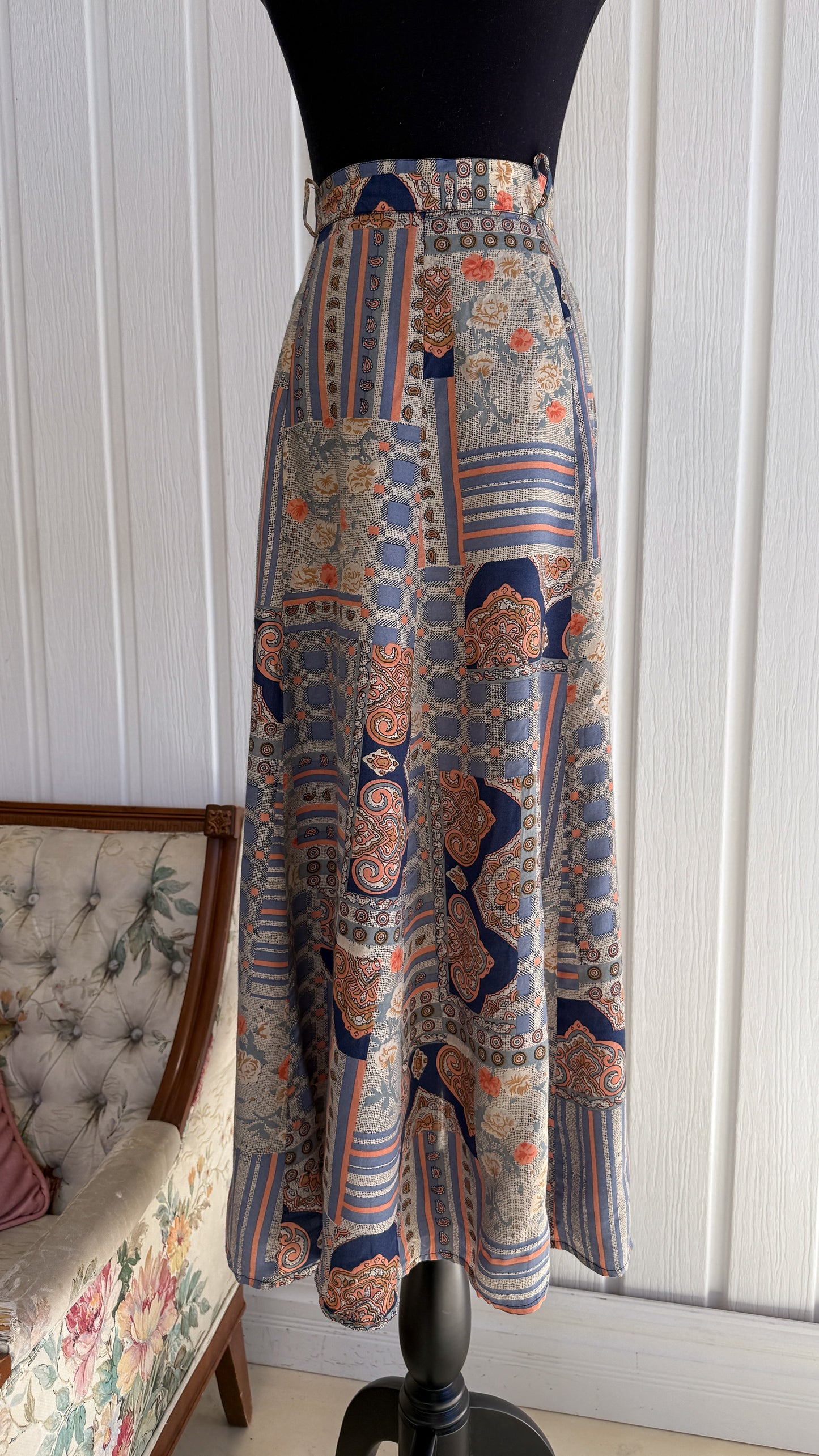 Jupe patchwork fleuris- small