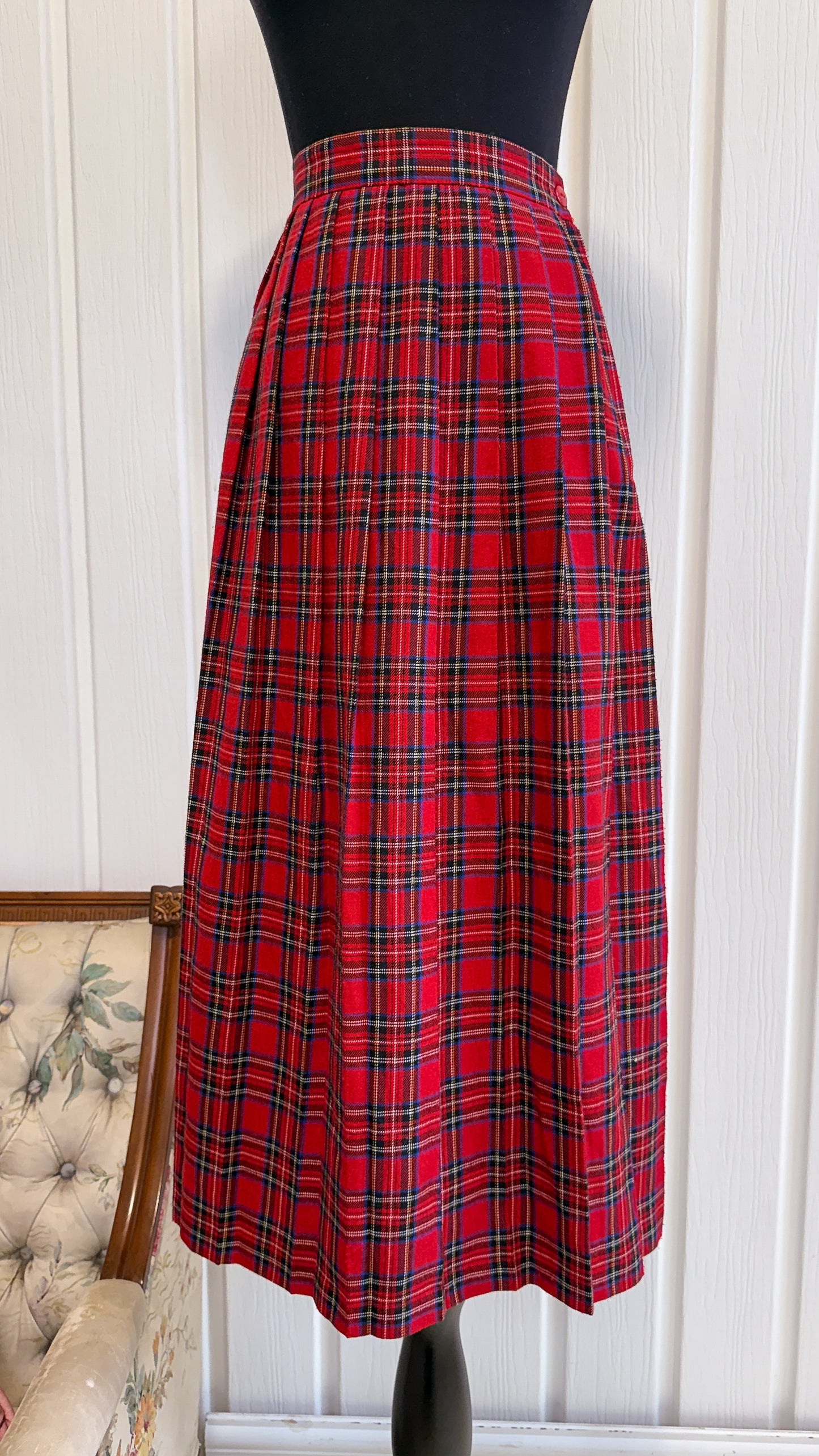 Jupe tartan évasée - small