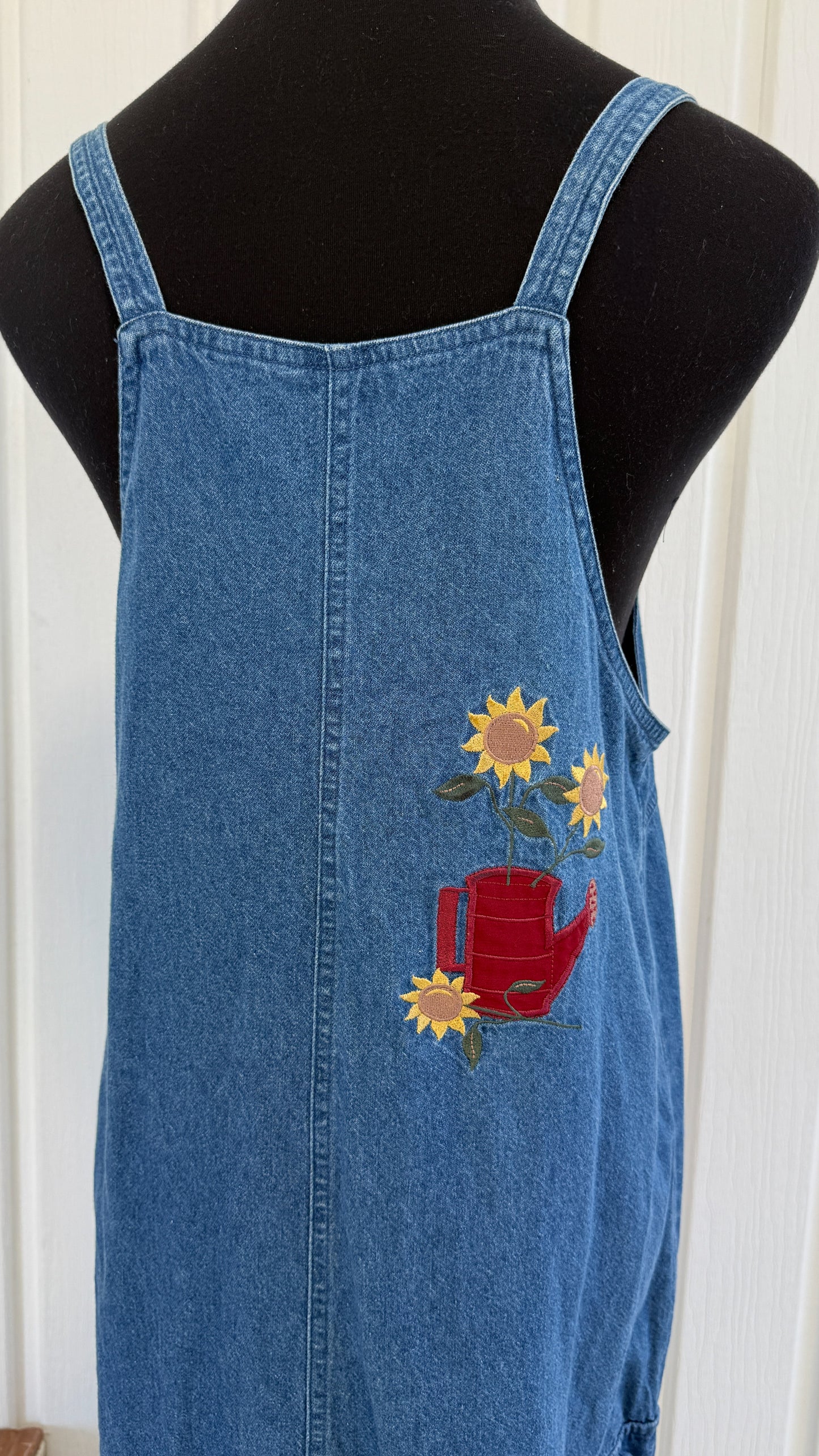 Robe en jeans tournesols- medium