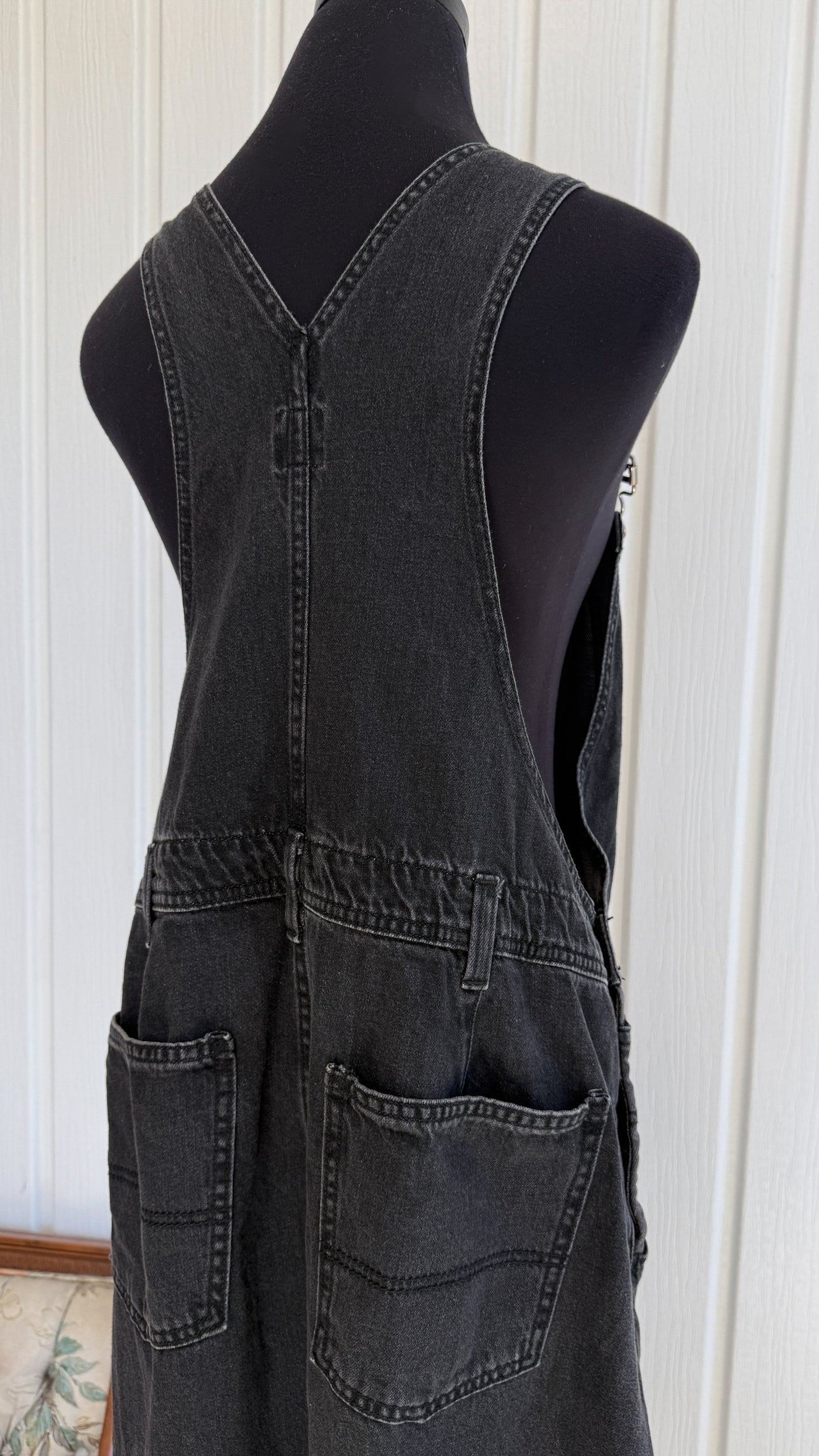 Salopette en jeans noir Gap- small