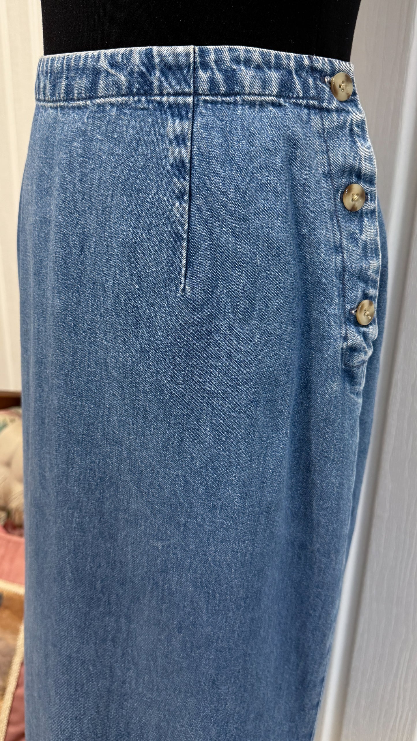 Jupe en jeans Eddie Bauer- medium