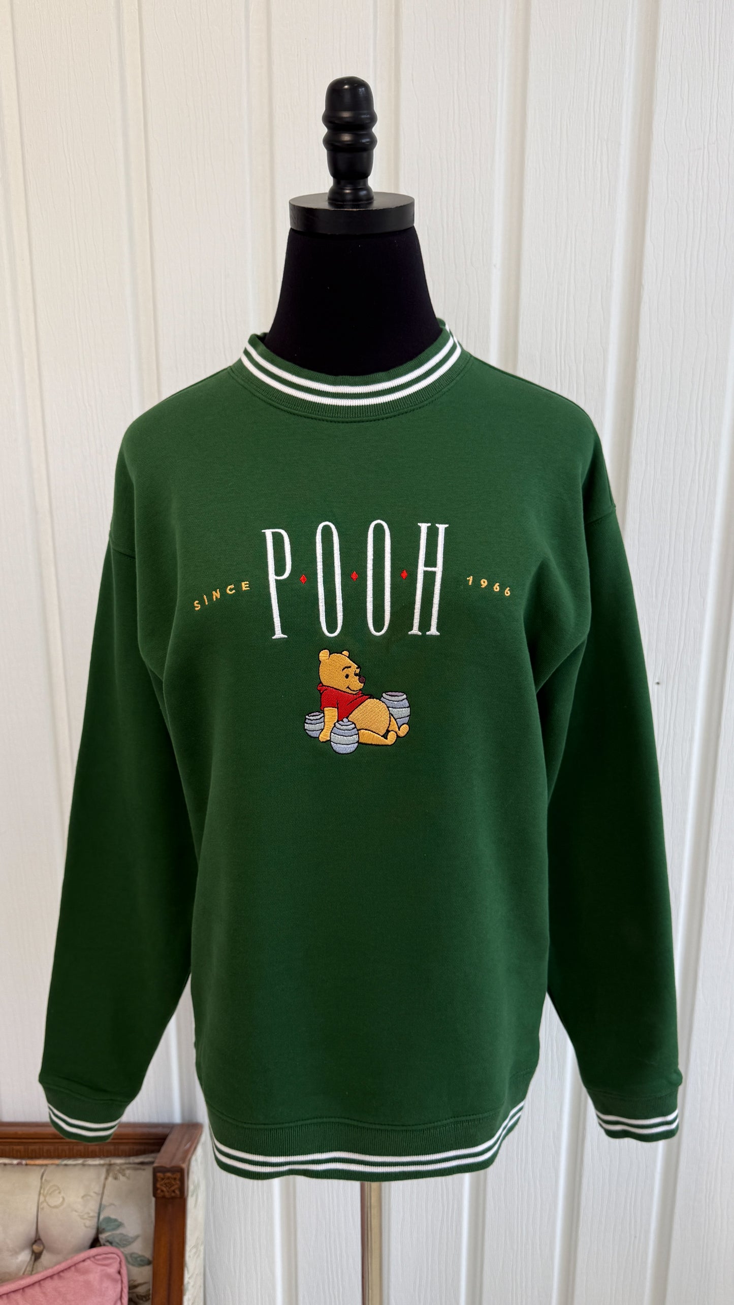 Chandail crewneck vert Winnie- small