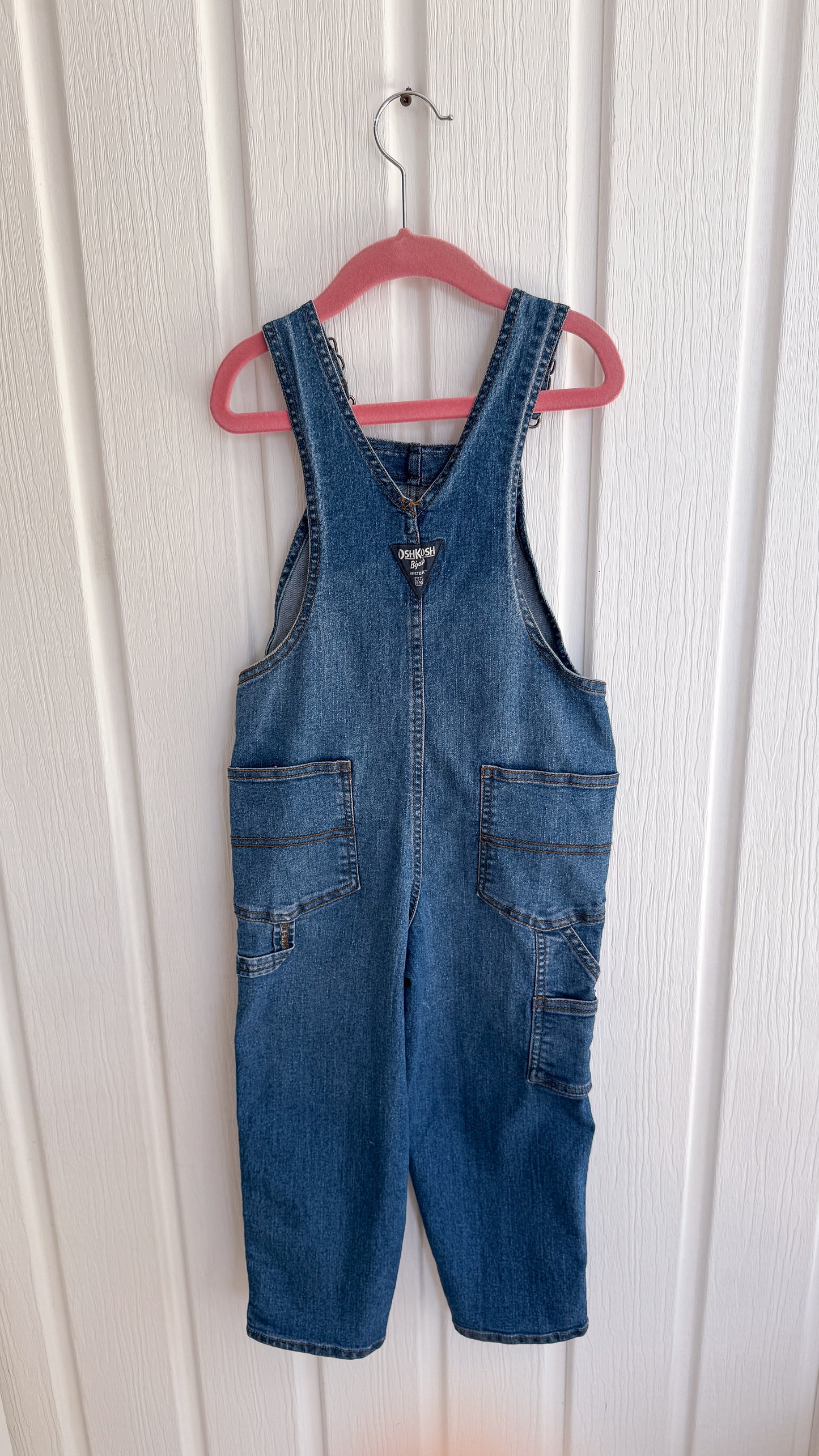 Enfants- salopette Oshkosh en jeans-5T