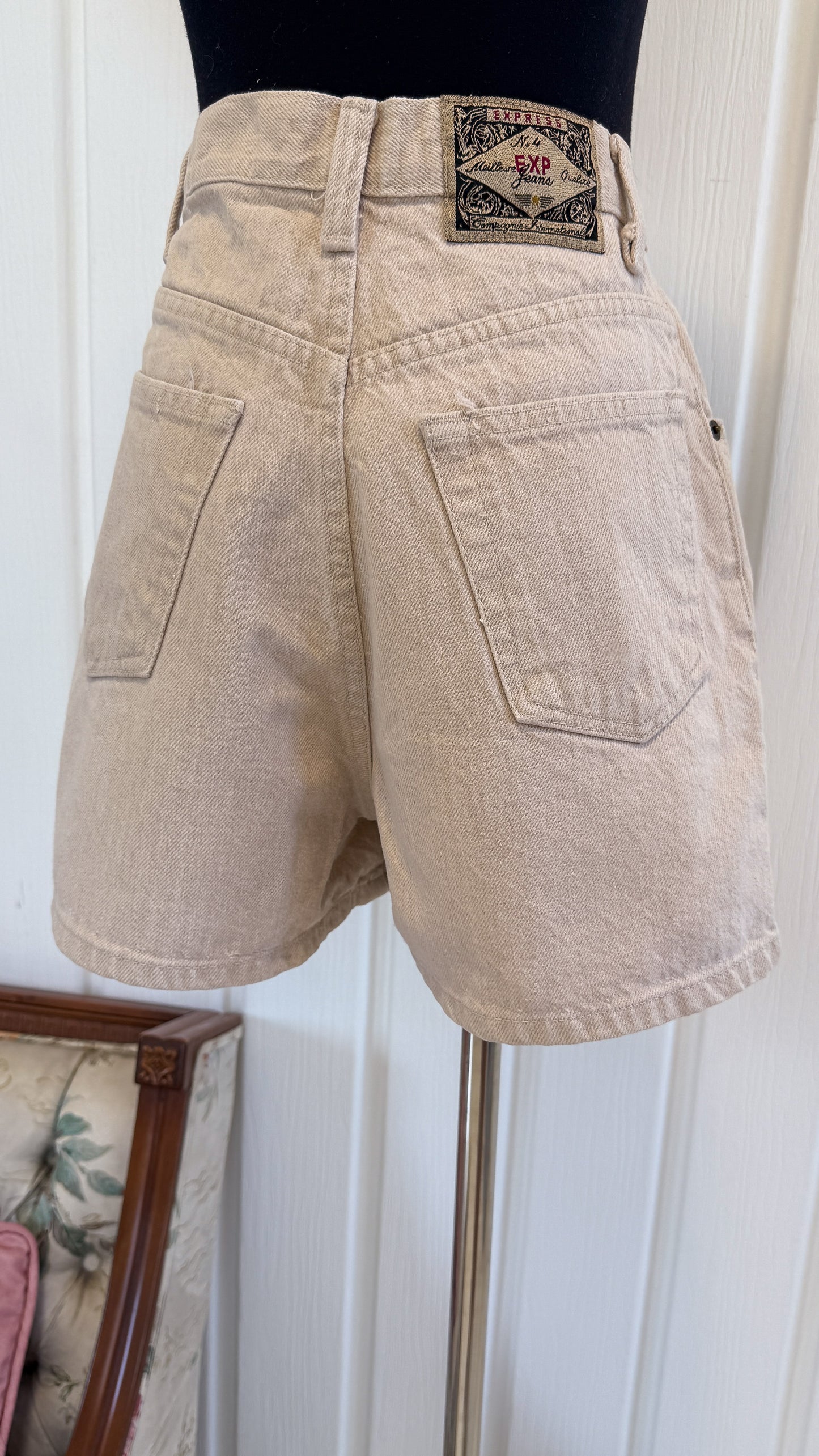 Shorts en jeans beige Express- small