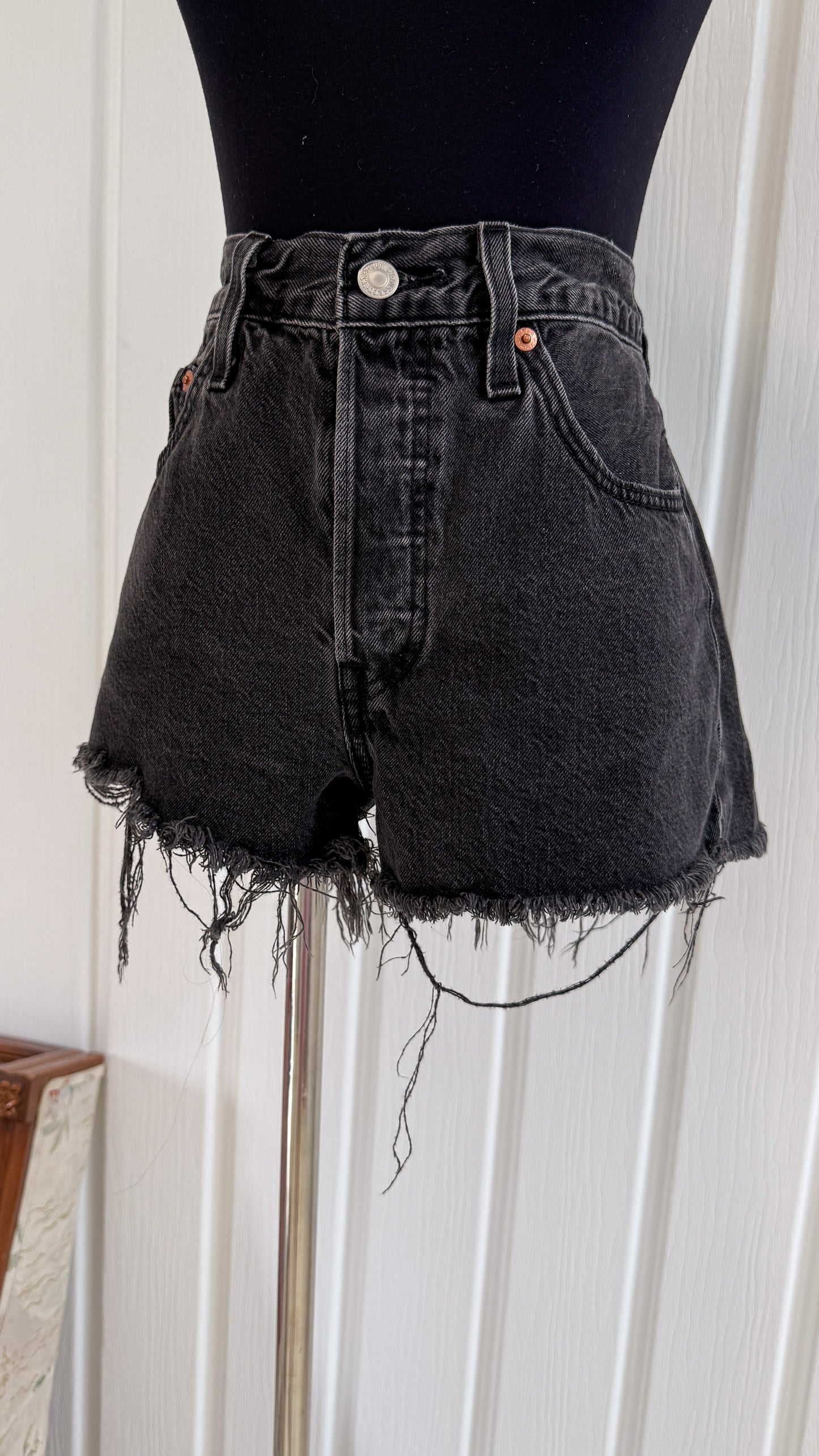 Shorts en jeans noir/gris Levis- small