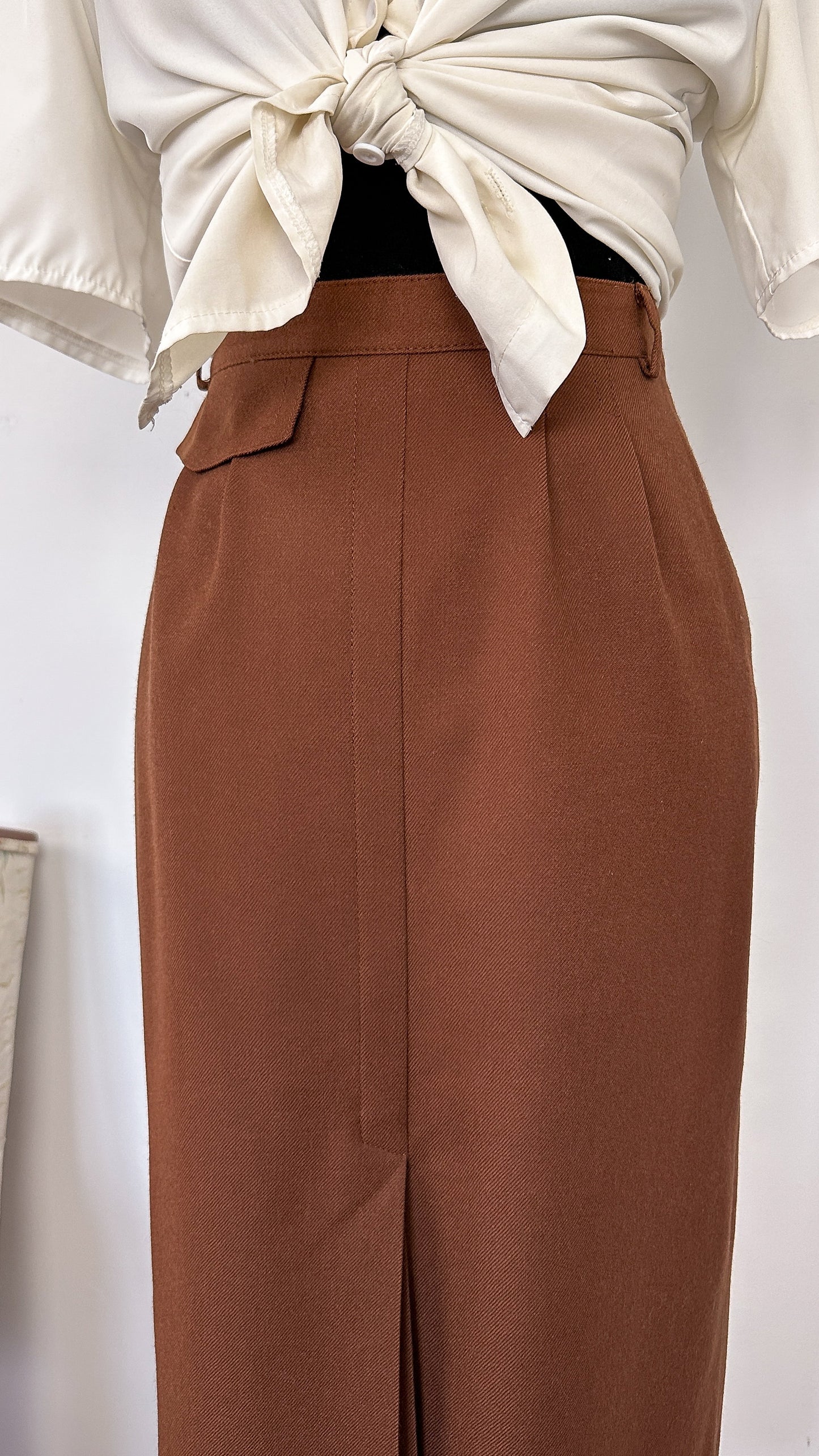 Jupe brune longue - x-small