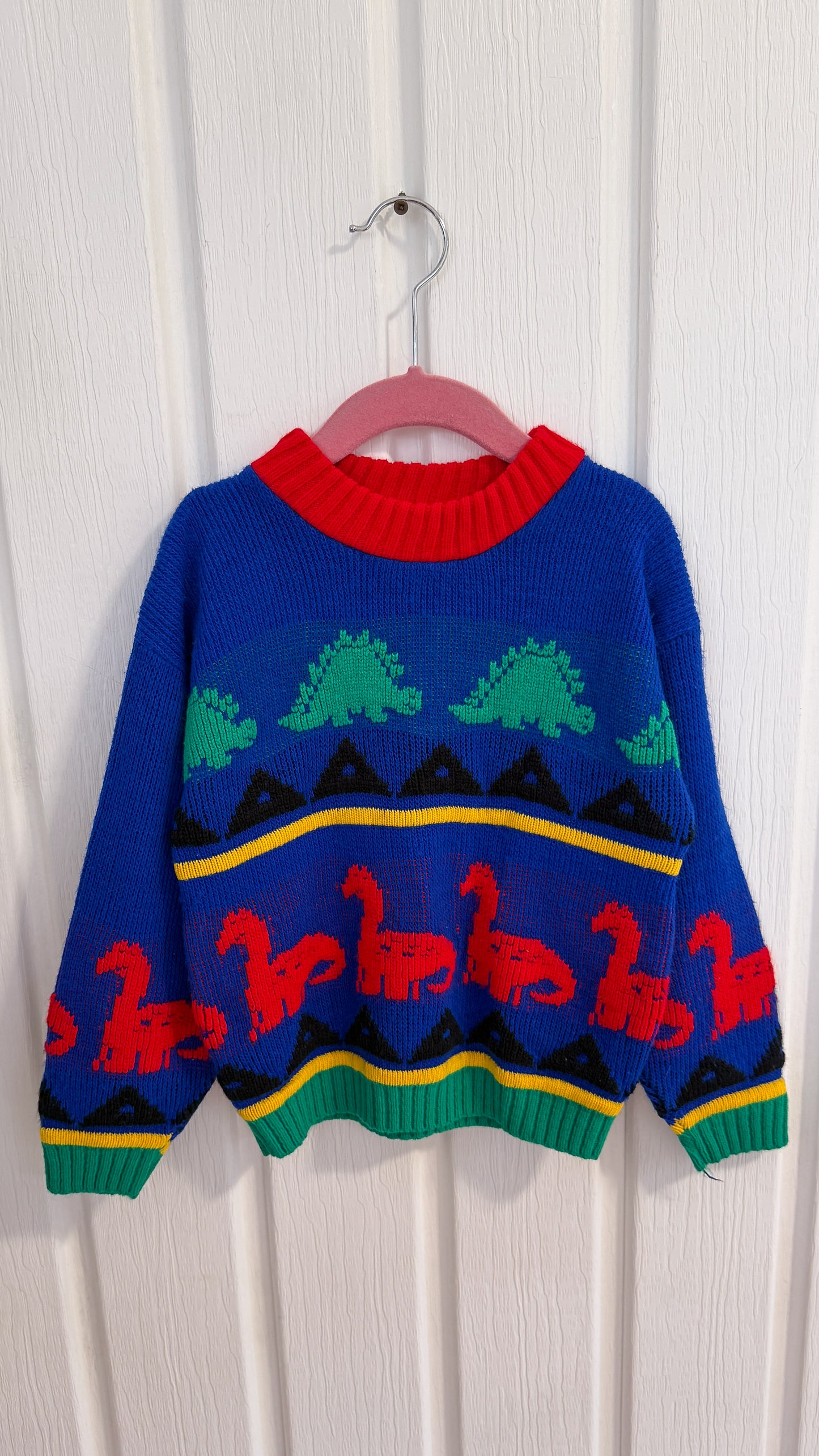 Enfants- Chandail tricot dinosaures- 5