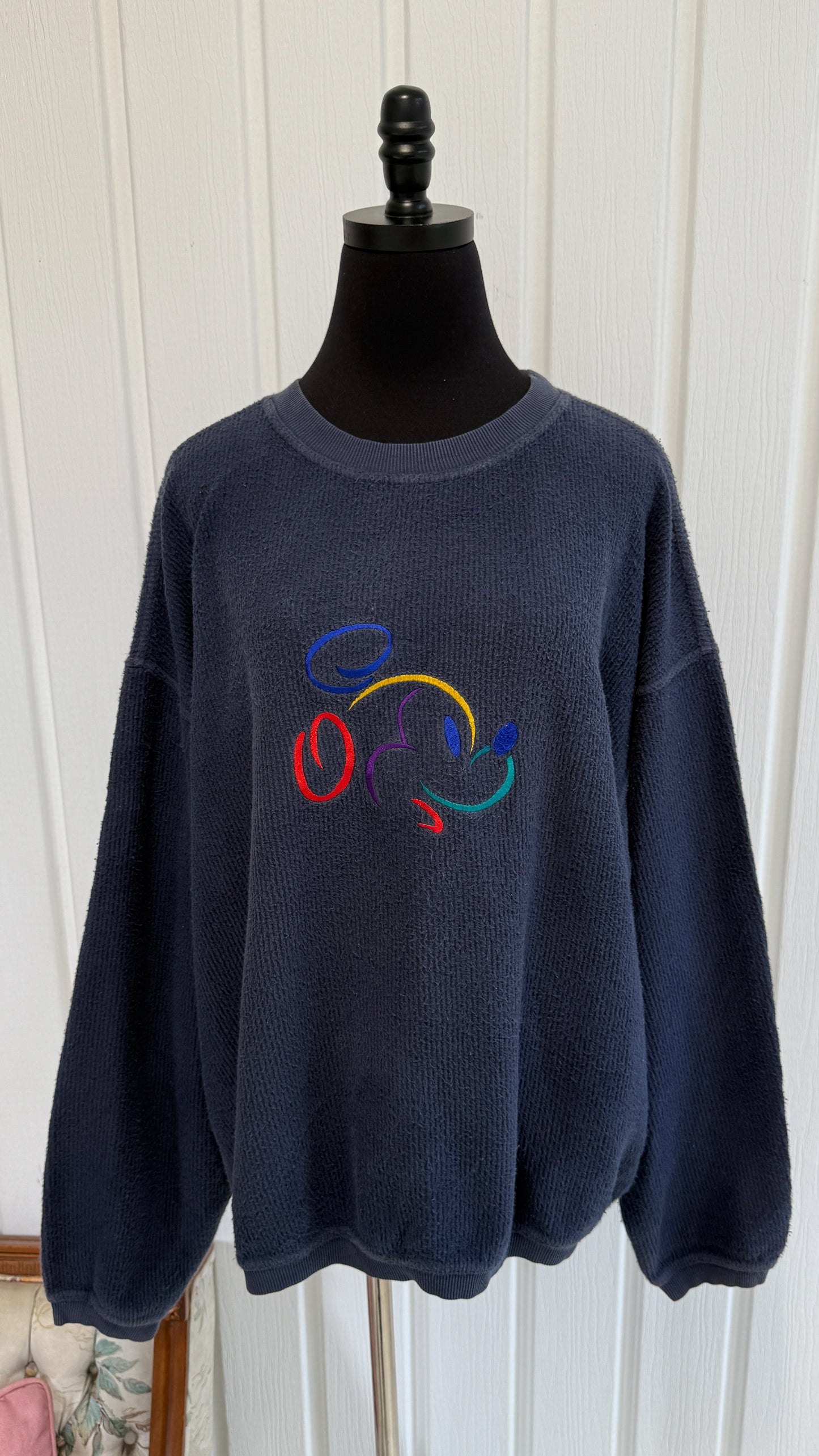 Chandail marine Mickey mouse - x-large