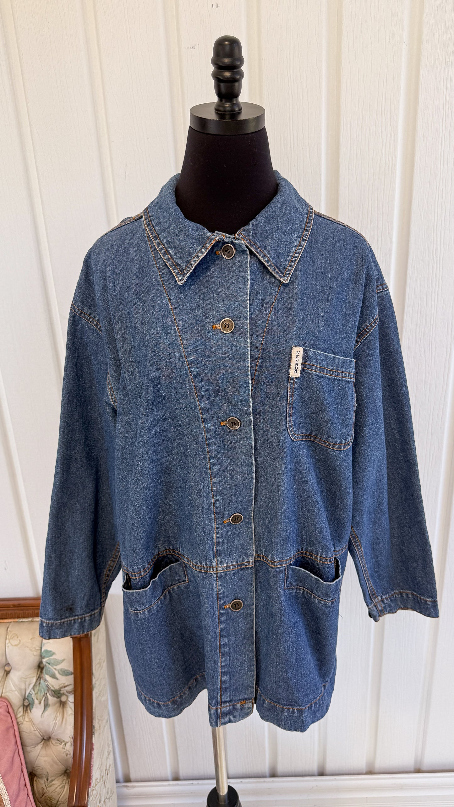 Nevada oversized denim jacket - large