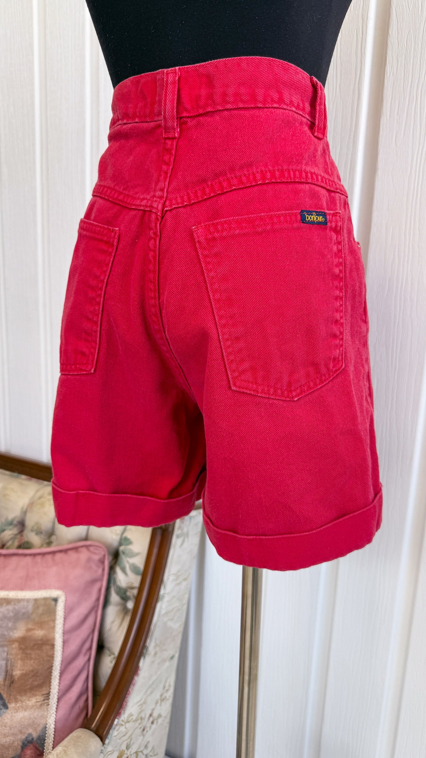 Shorts en jeans rose Bonjour- small