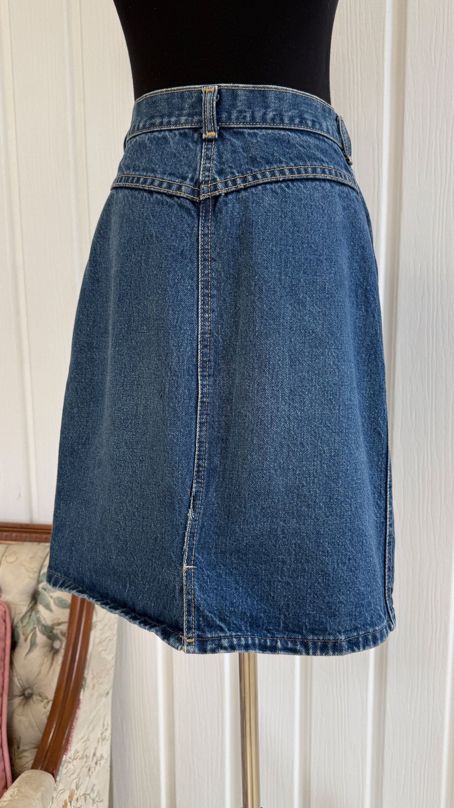 Jupe en jeans droite- small