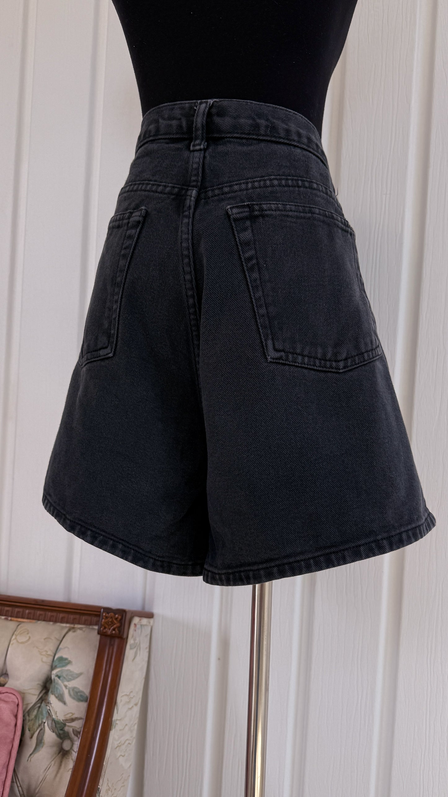 Shorts en jeans nori/gris- large